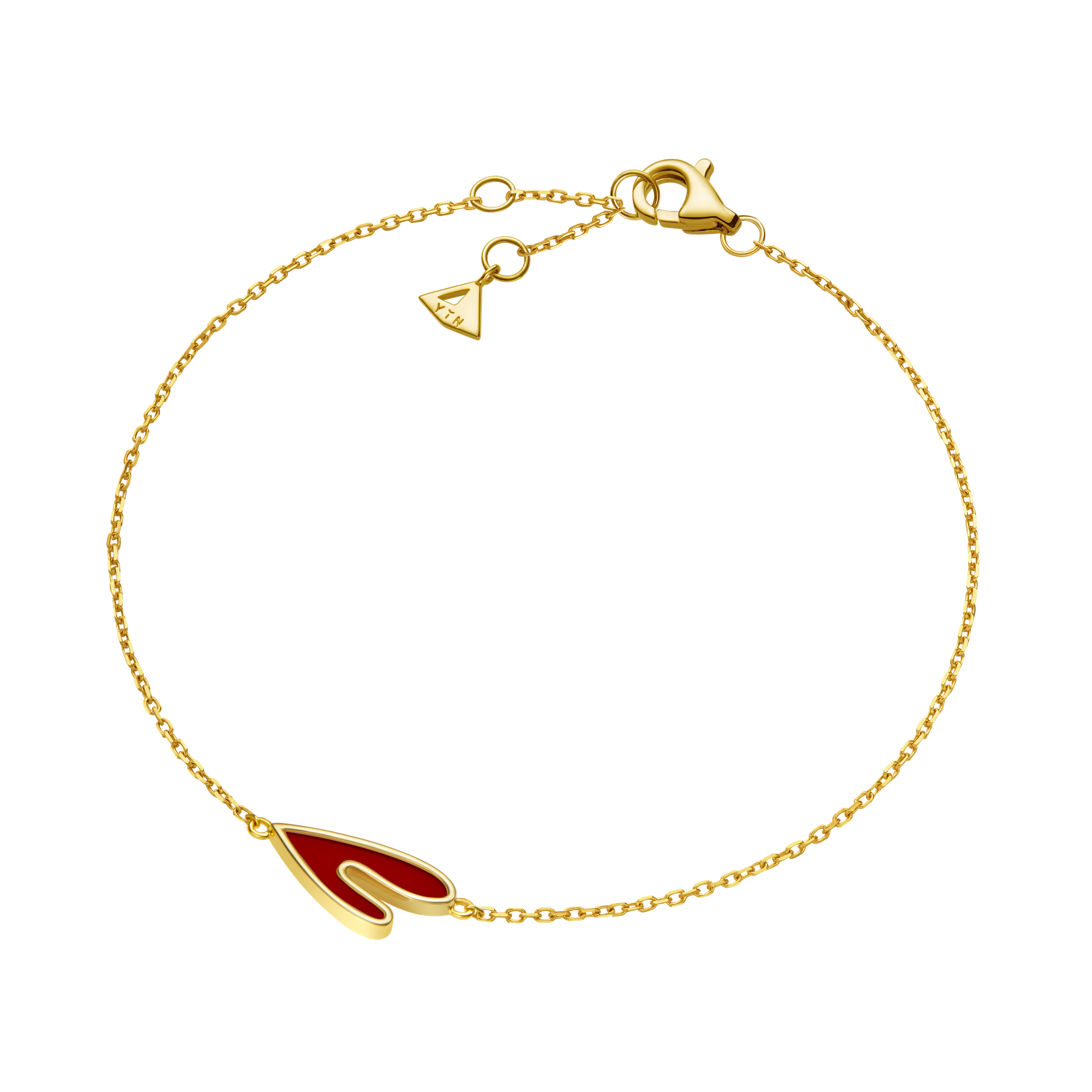 The Joy Carnelian Heart Bracelet