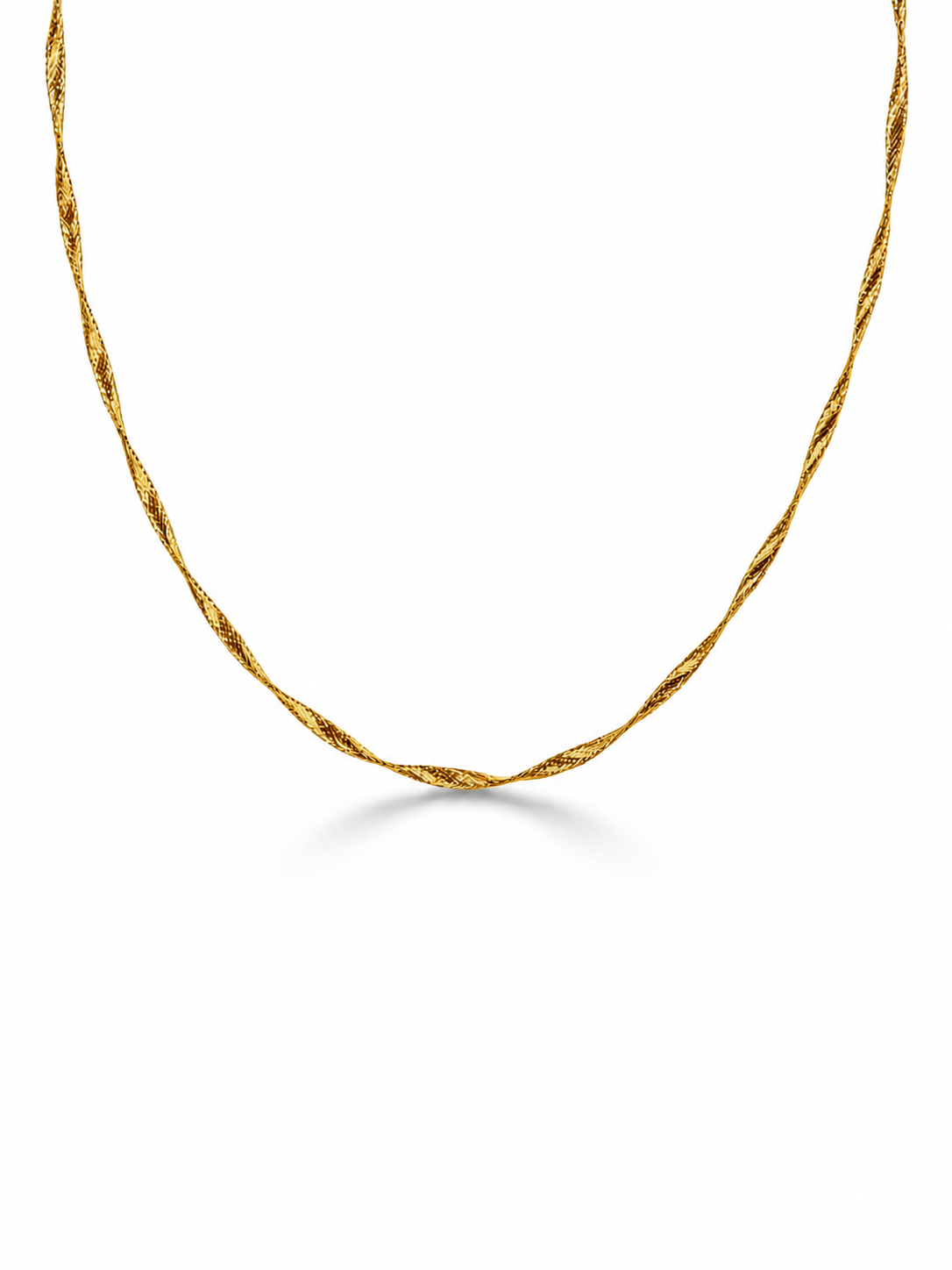 The Essentials Single Twist Braided Necklace