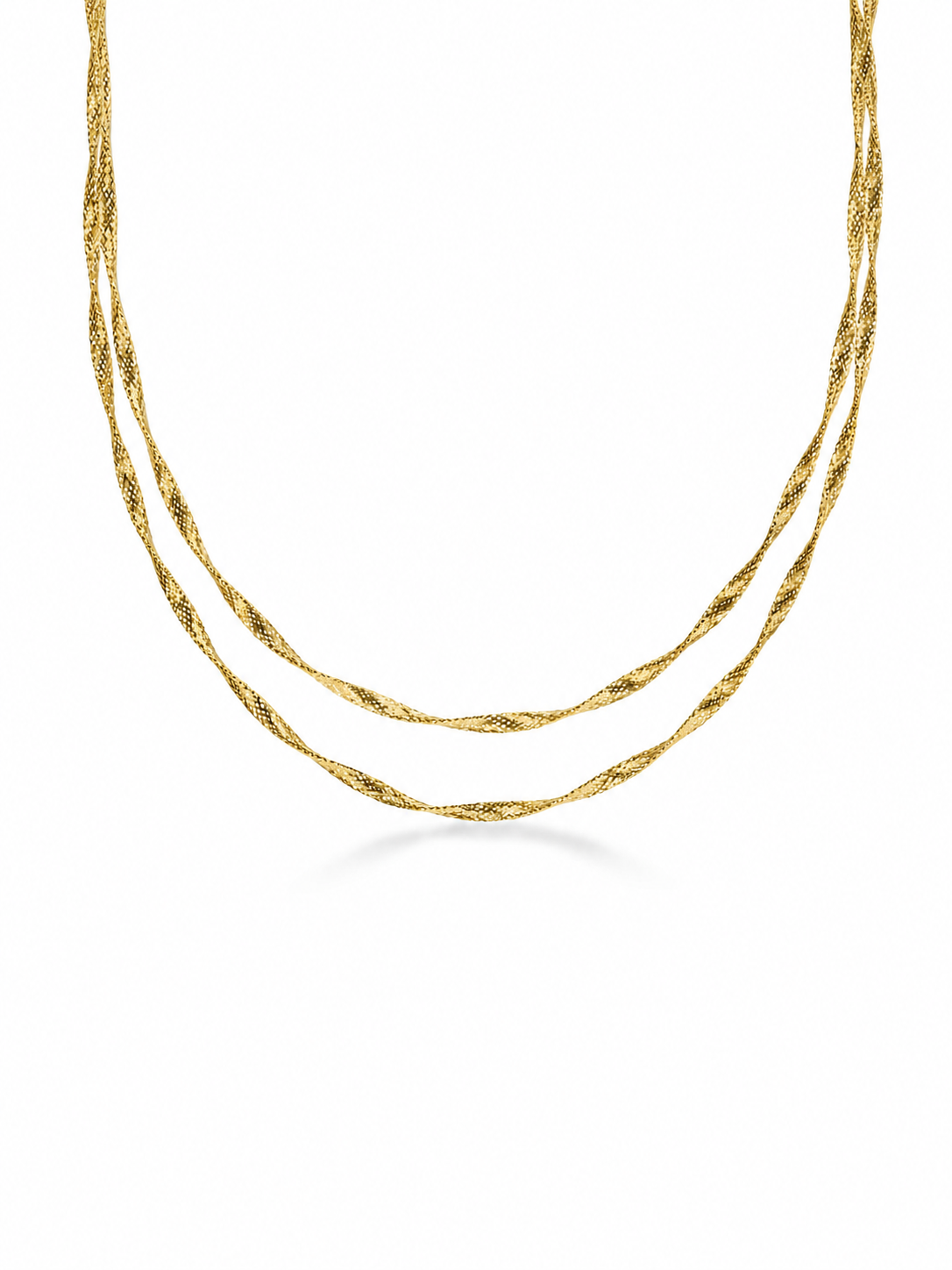 The Essentials Double Twist Braided Necklace