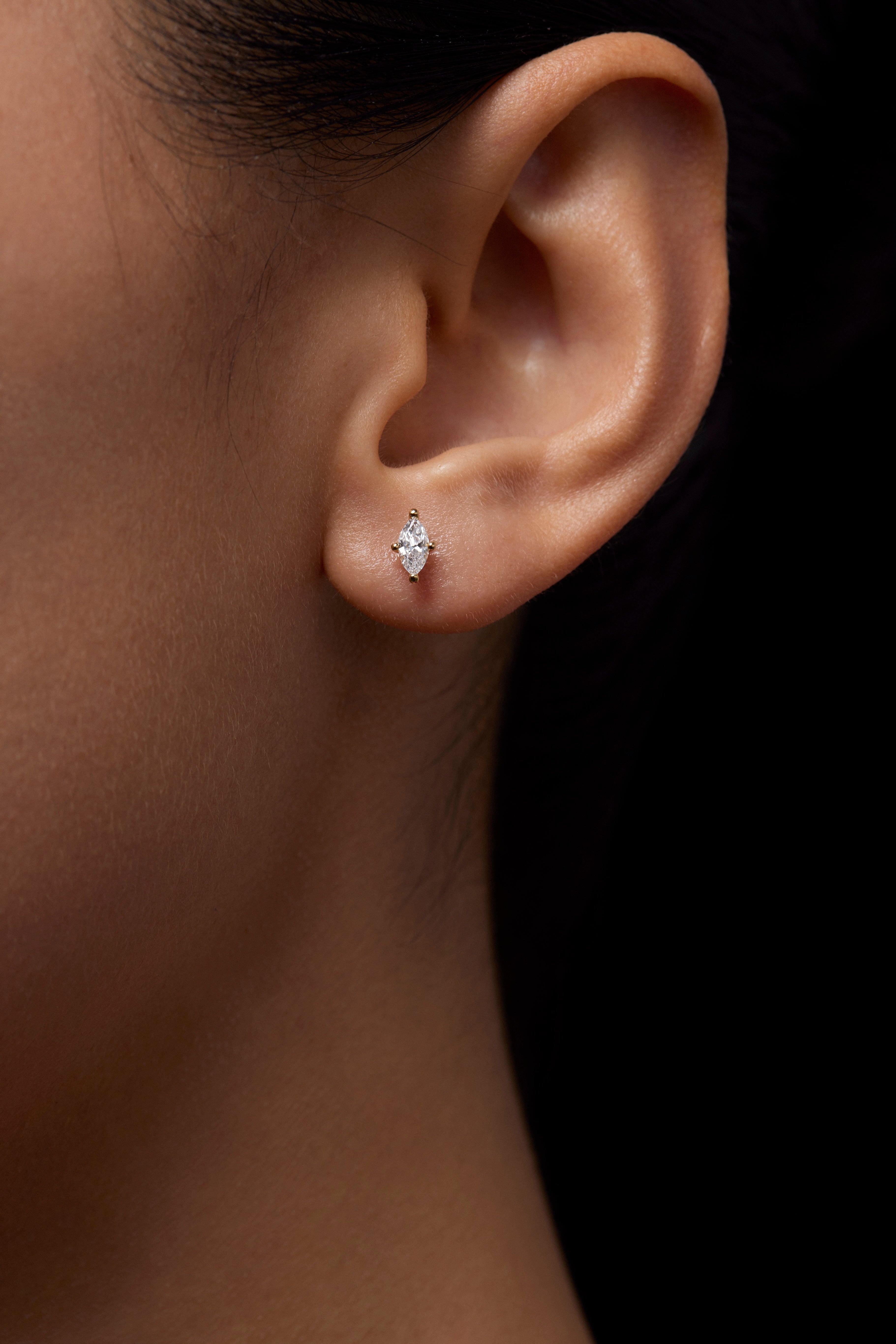 ReSingle®️ Lab Grown Diamond Stud Earrings