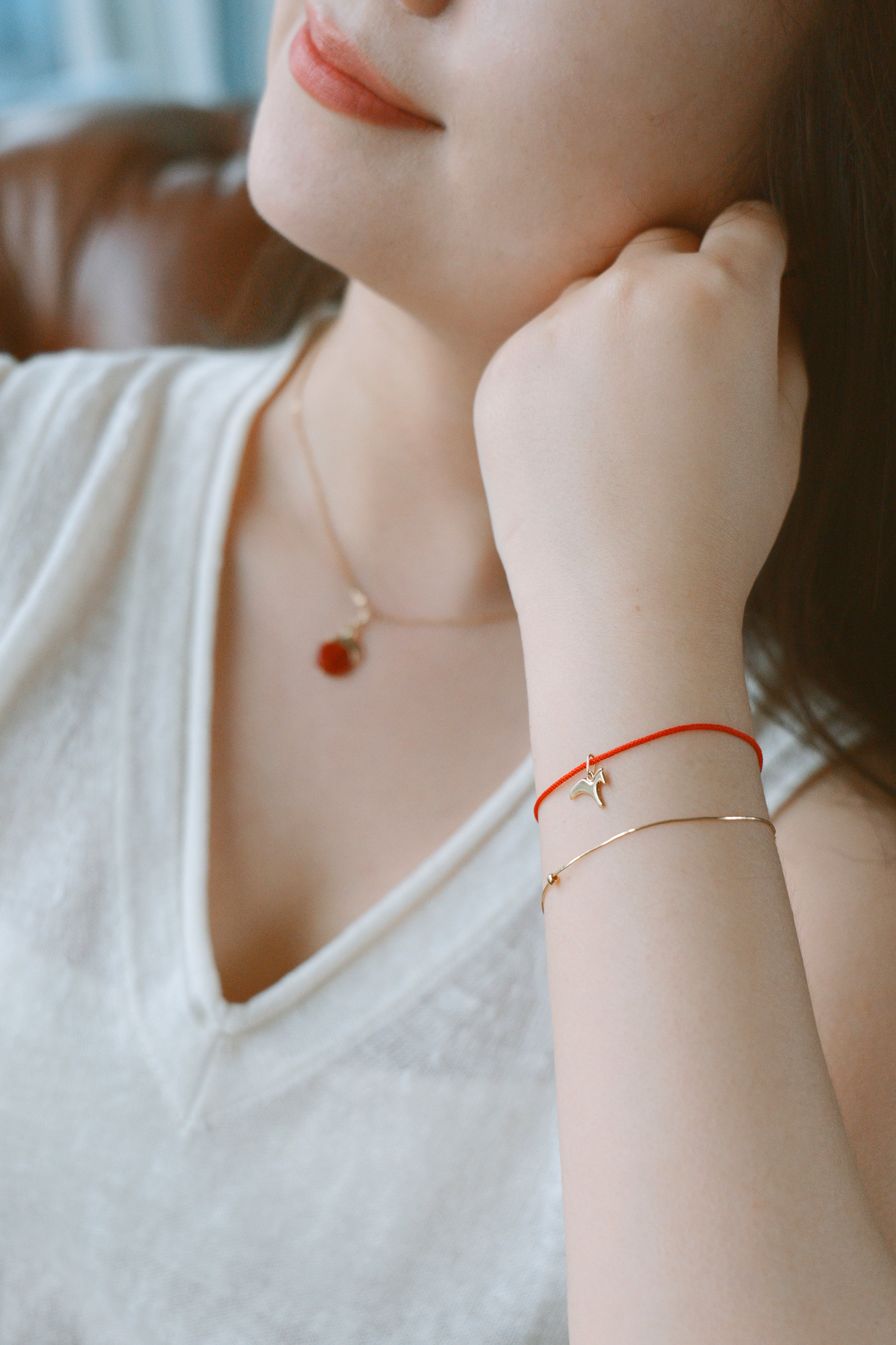 12 Chinese Zodiac - Year of the Horse Cord Bracelet