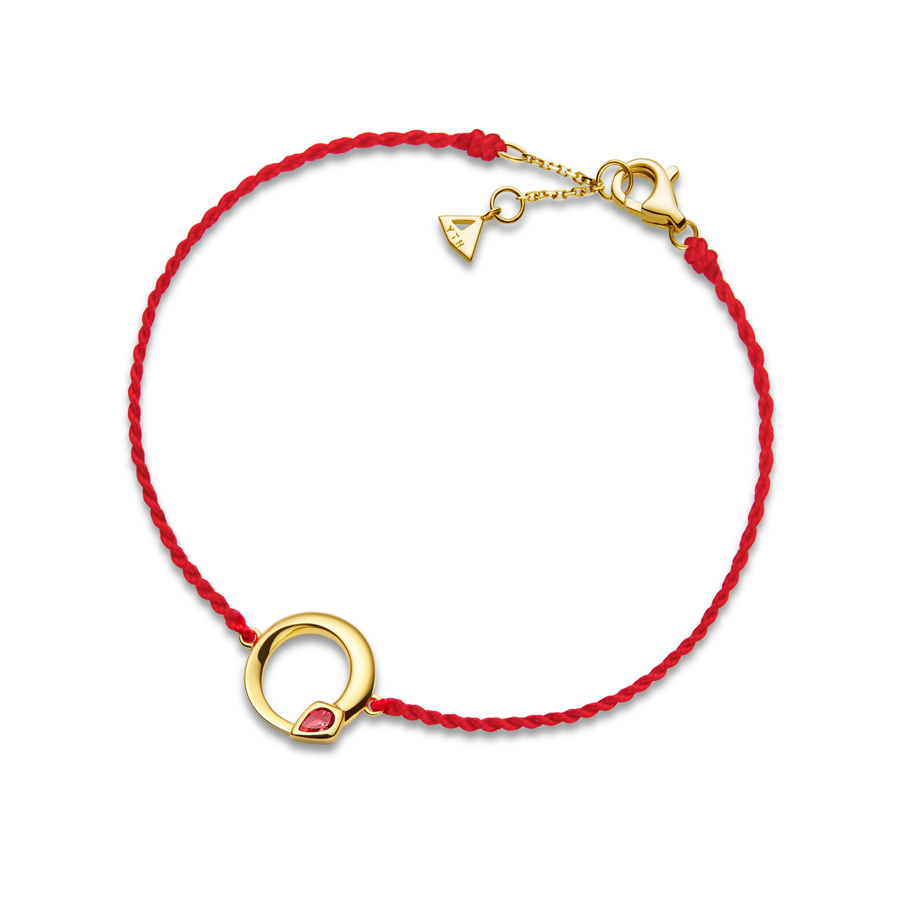 12 Chinese Zodiac - Year of the Snake Cord Bracelet - 18K Solid Gold - YIN Fine Jewelry - Chinese Modern Gold Jewelry 