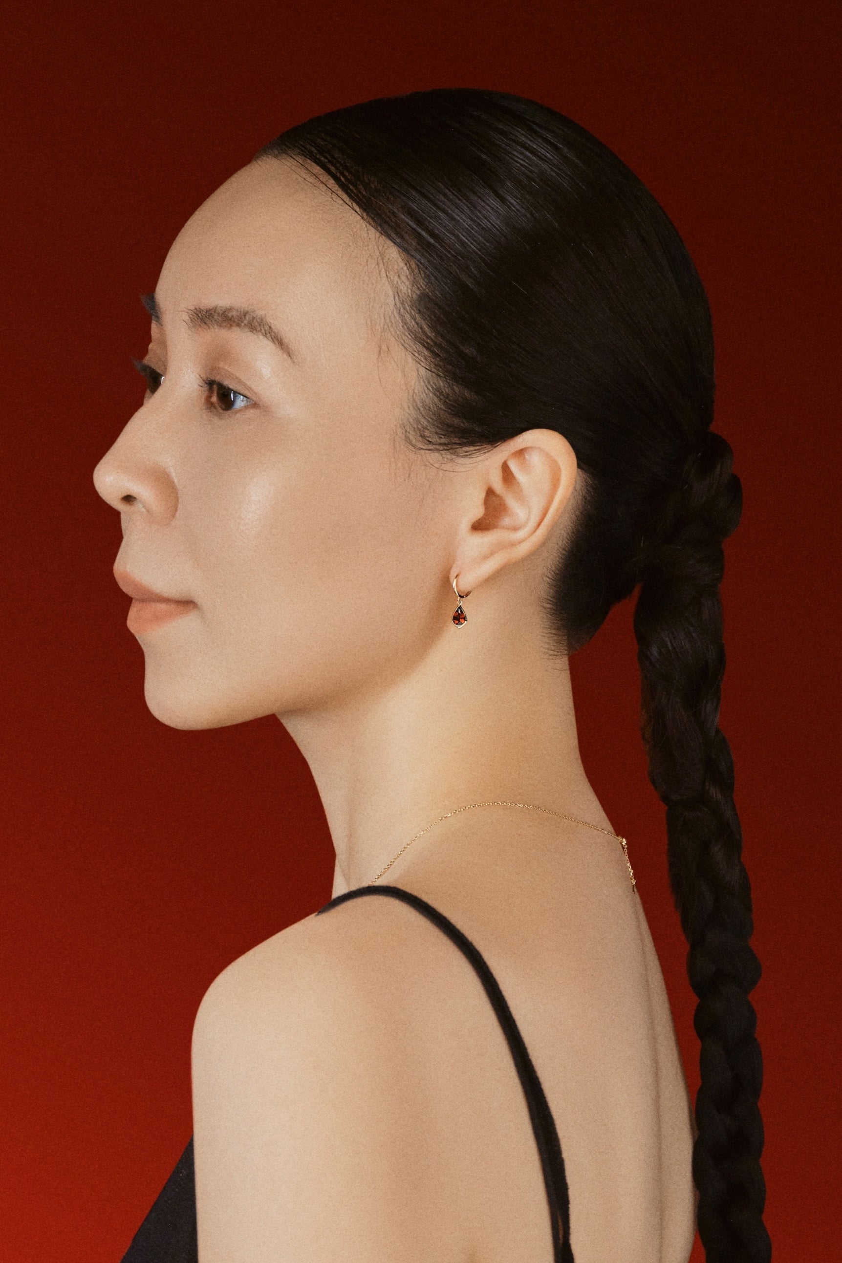 12 Chinese Zodiac - Year of the Snake Drop Earrings - 18K Solid Gold - YIN Fine Jewelry - Chinese Modern Gold Jewelry 