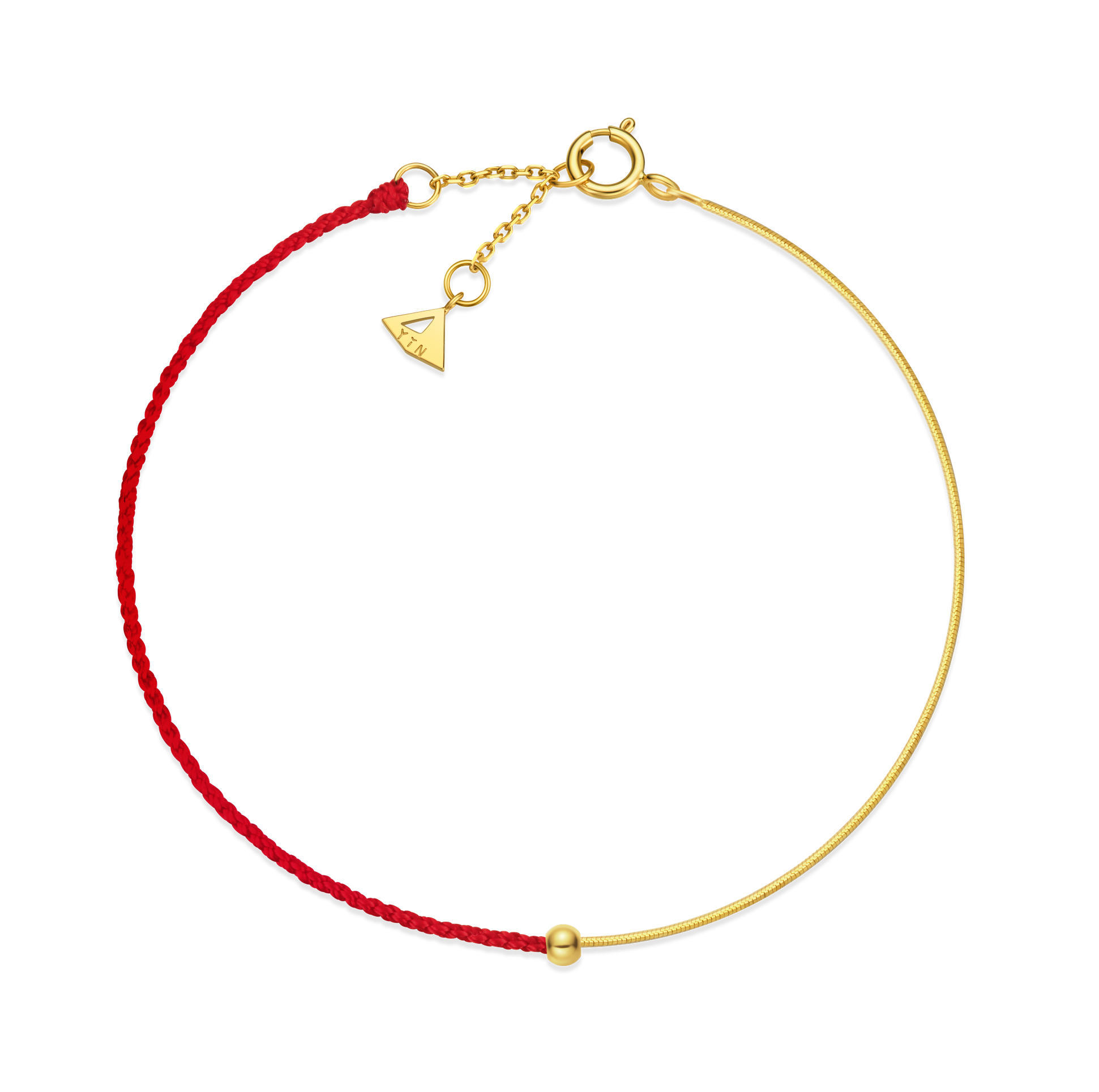 The Essentials Half Cord Half Silk Chain Bracelet