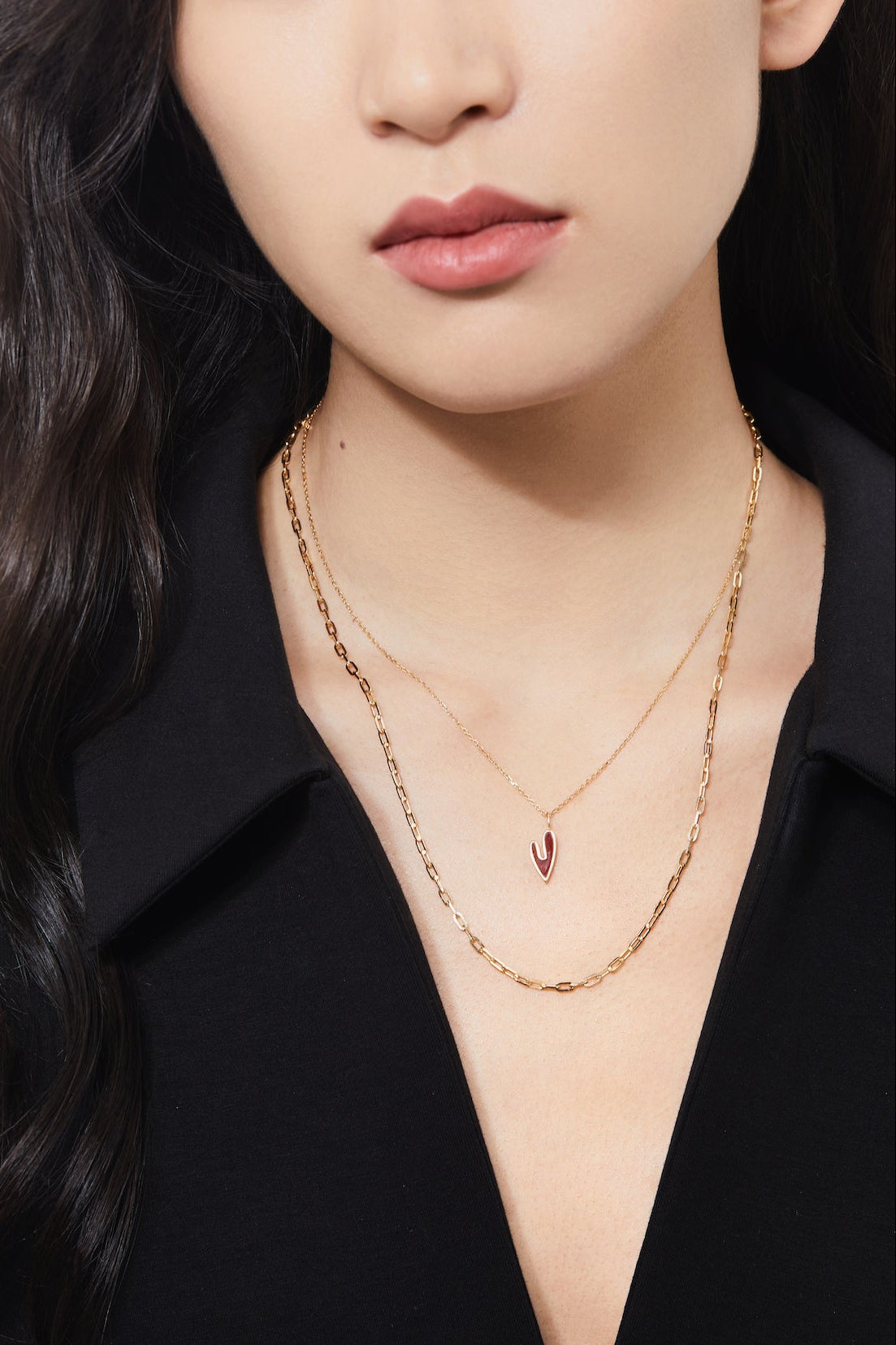 The Joy Carnelian Heart Pendant Necklace