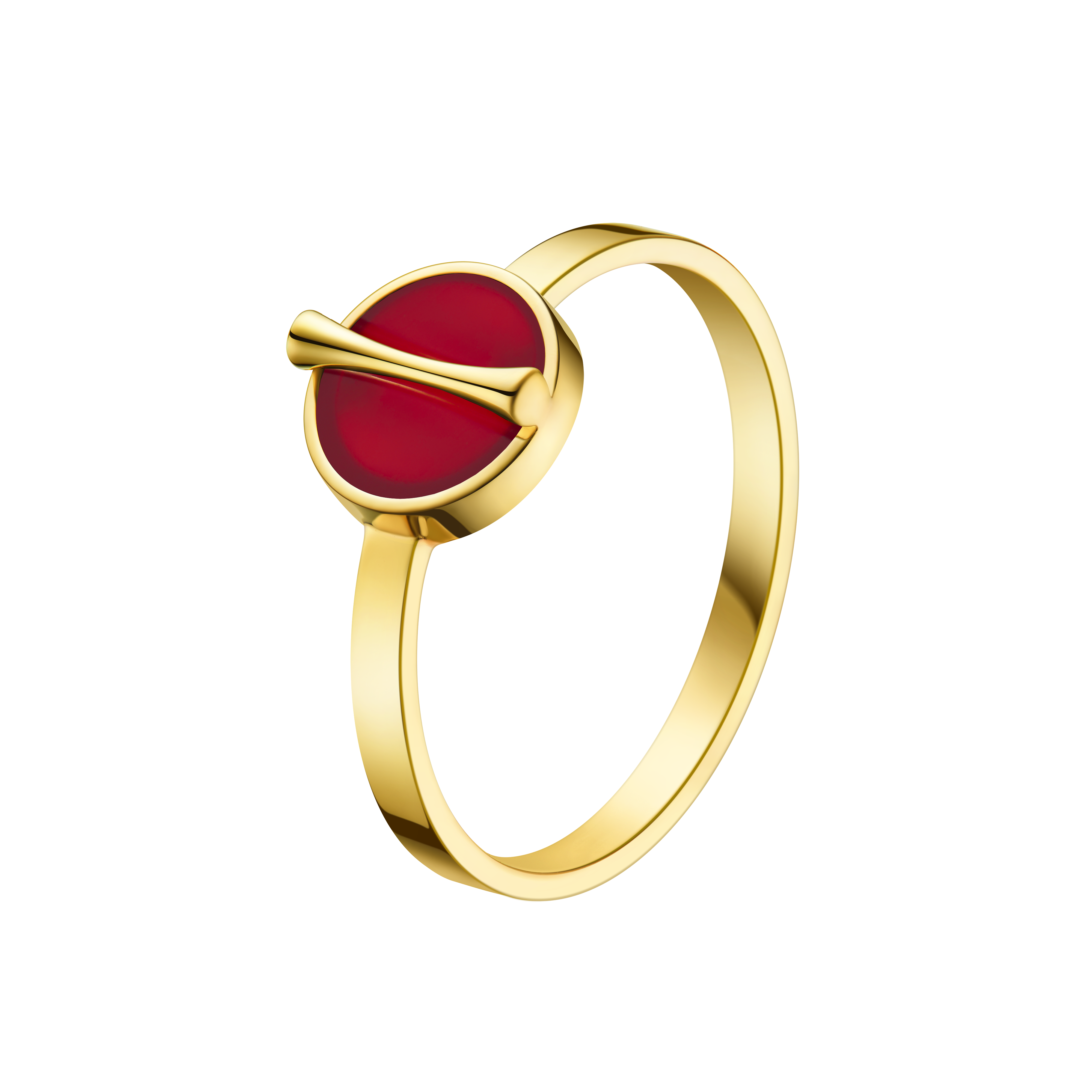 The Golden Ratio Ring - Carnelian