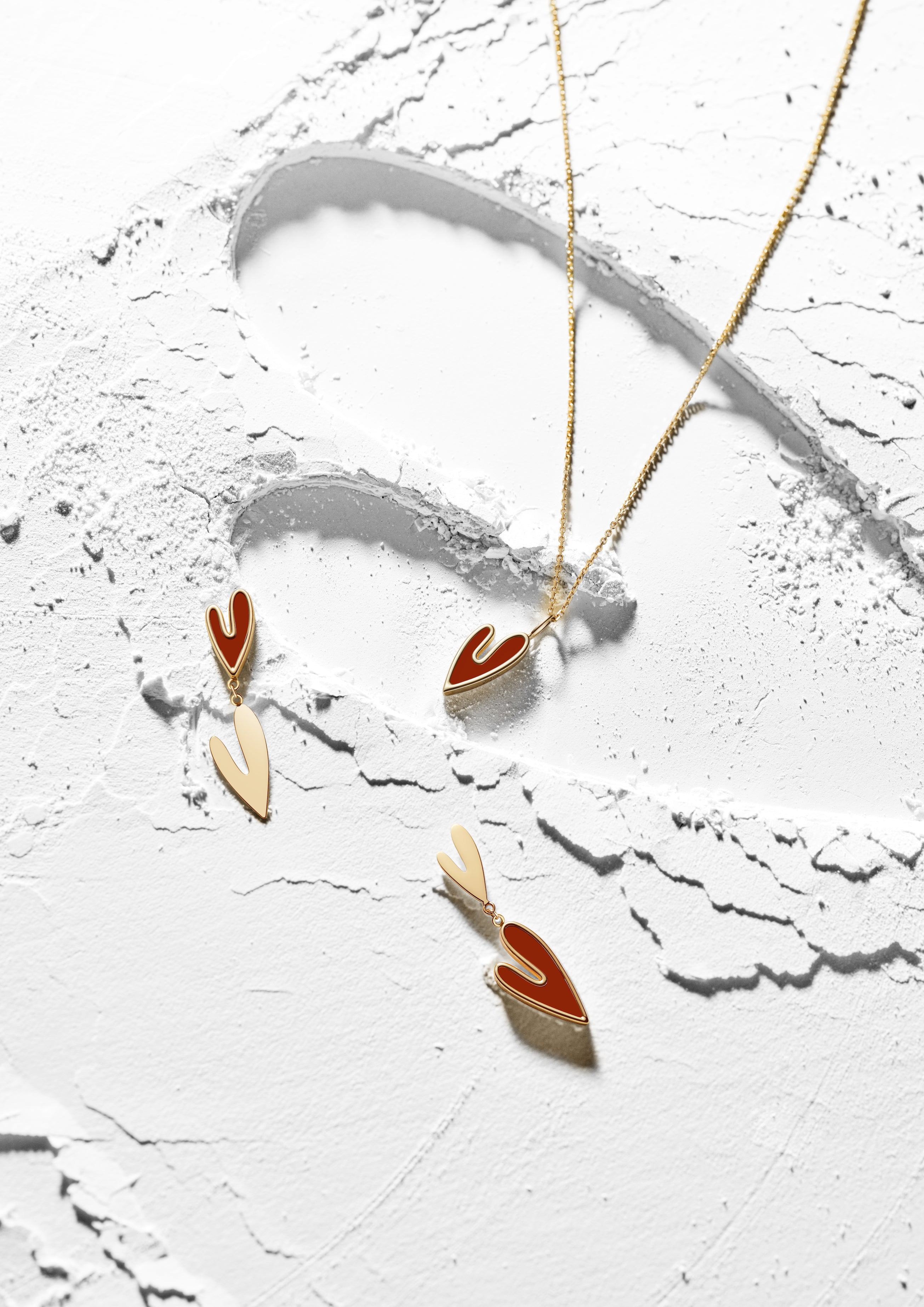 The Joy Carnelian Heart Pendant Necklace