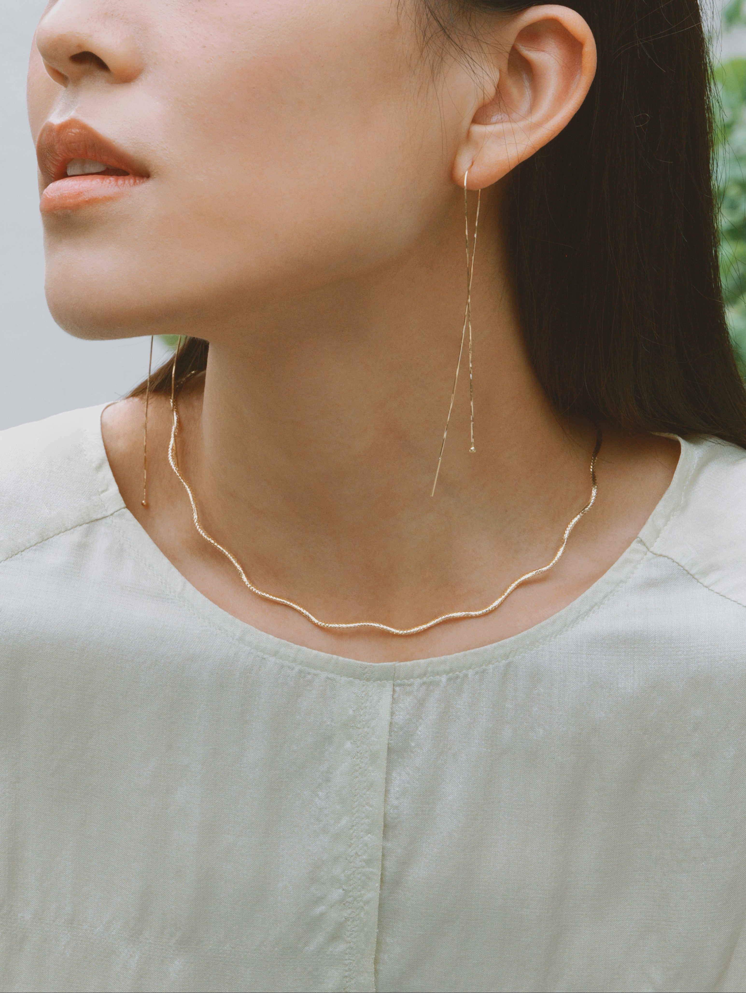 The Essentials Floral Braided Necklace