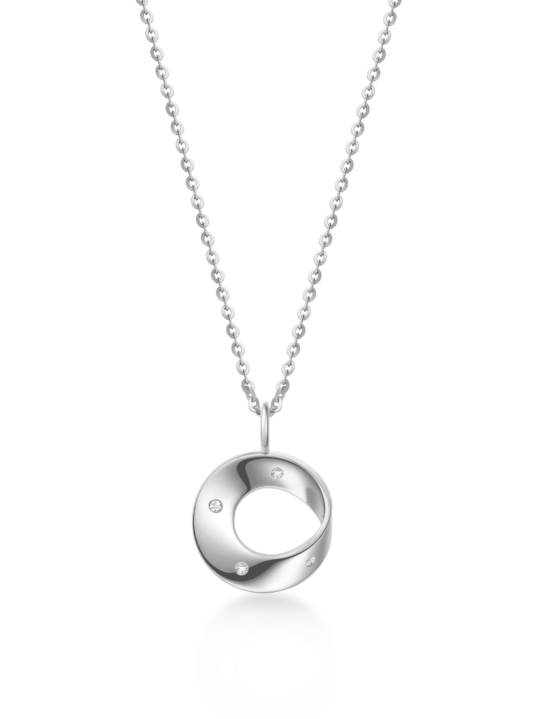 The Möbius Stardust Necklace - Sterling Silver
