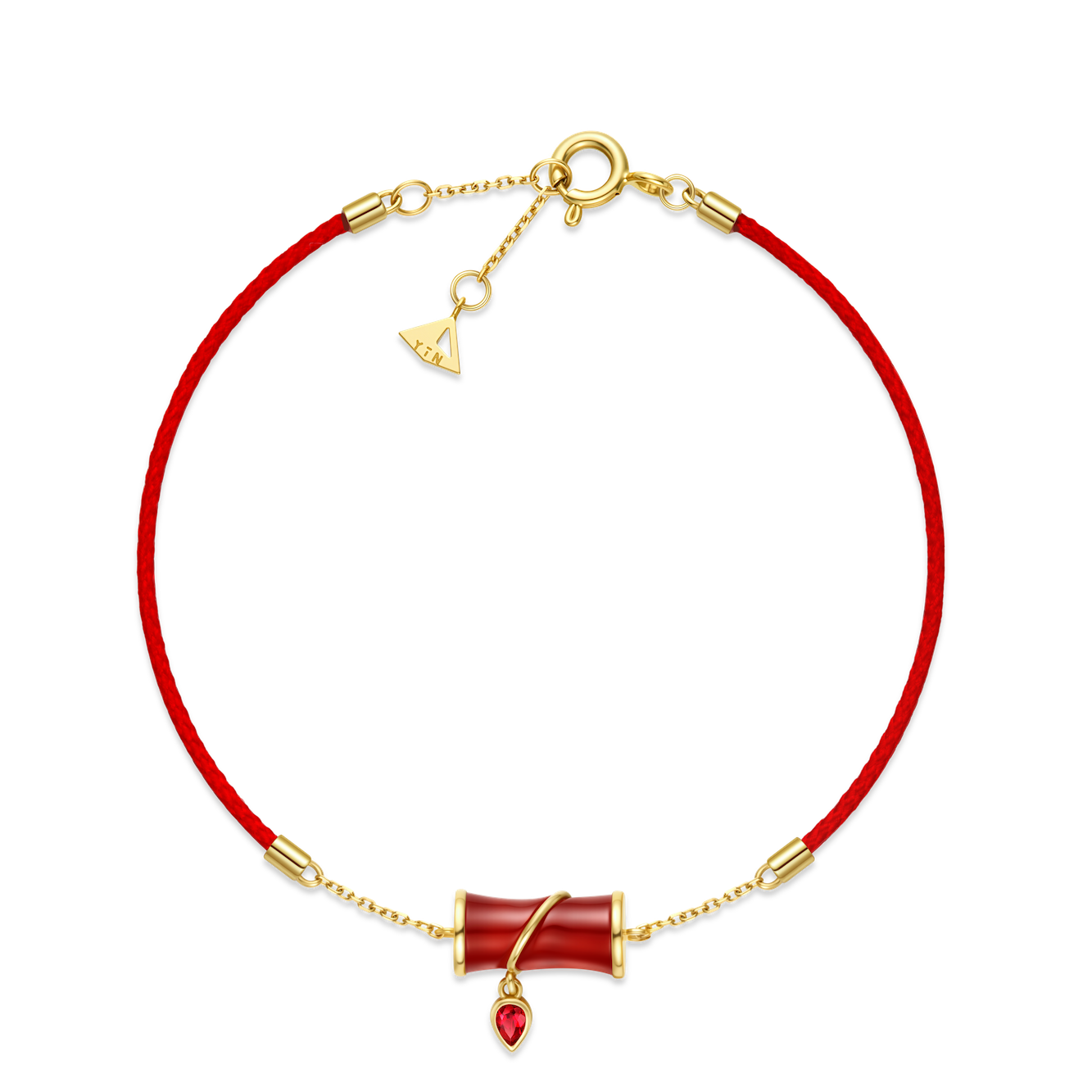 The Revival Firecracker Carnelian Red Cord