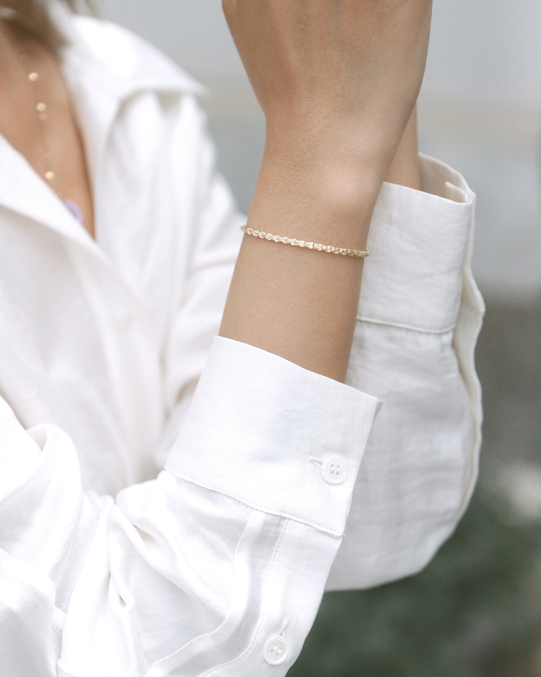 The Essentials Lantern Link Chain Bracelet