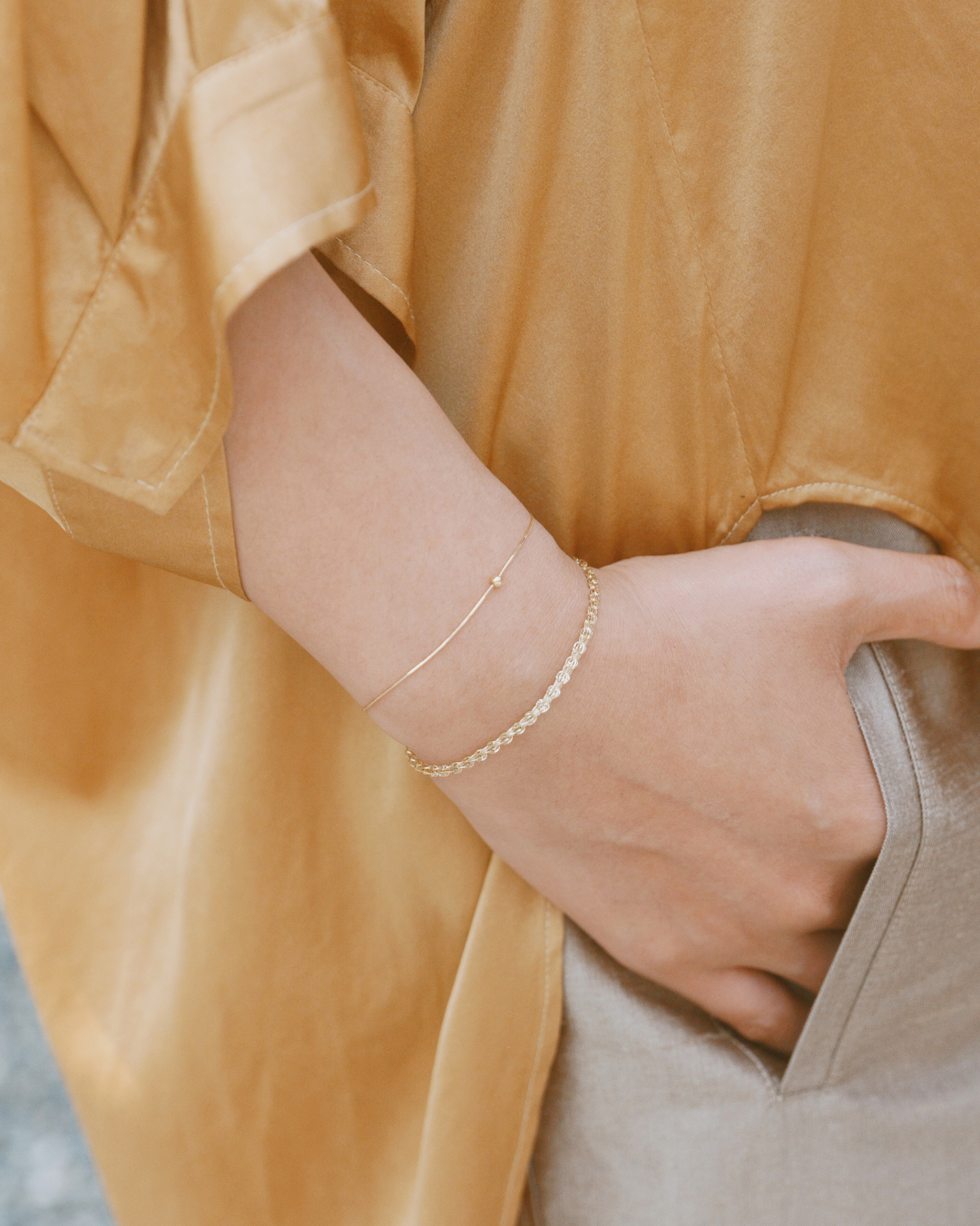 The Essentials Lantern Link Chain Bracelet