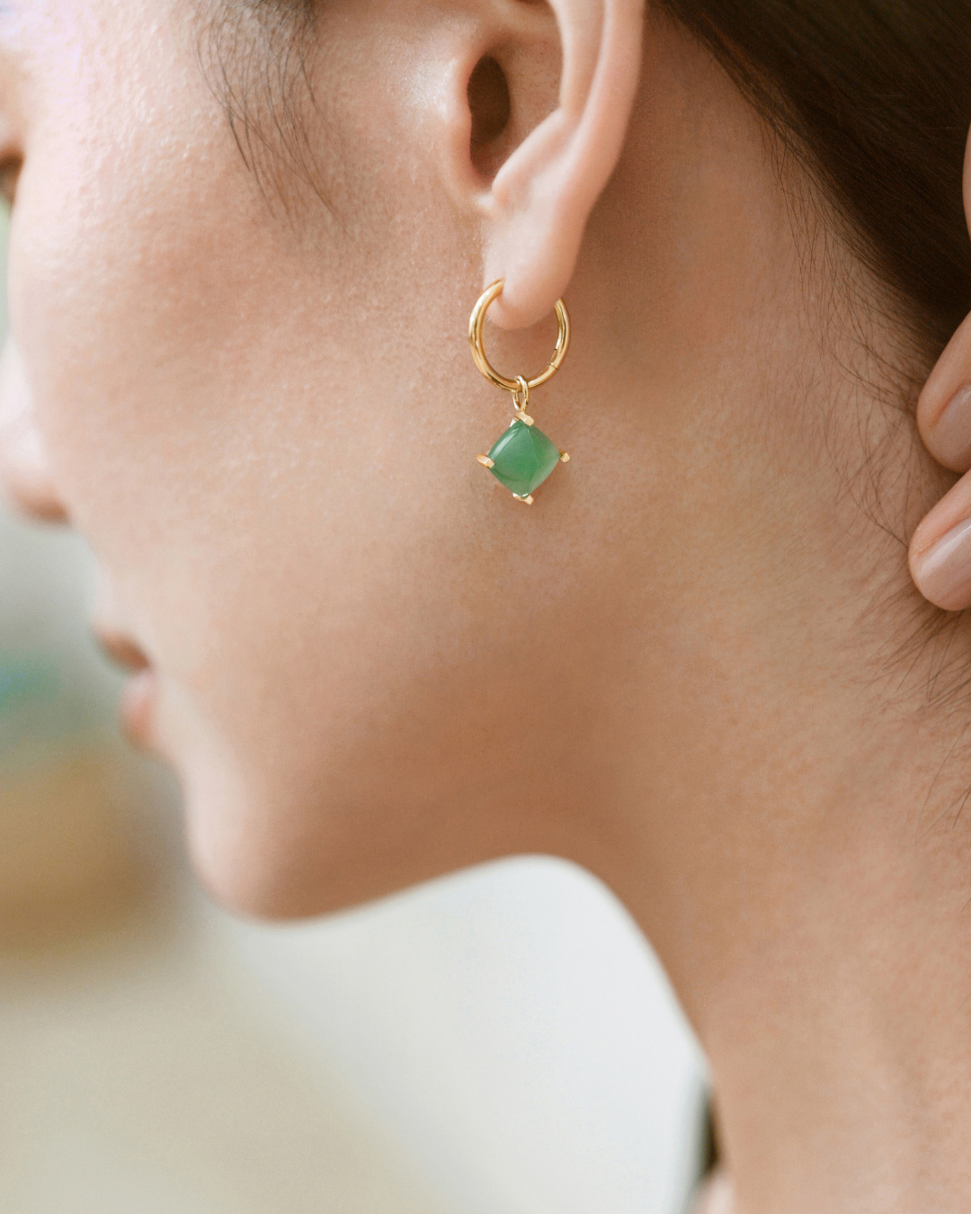 The Planet Hoop Earrings