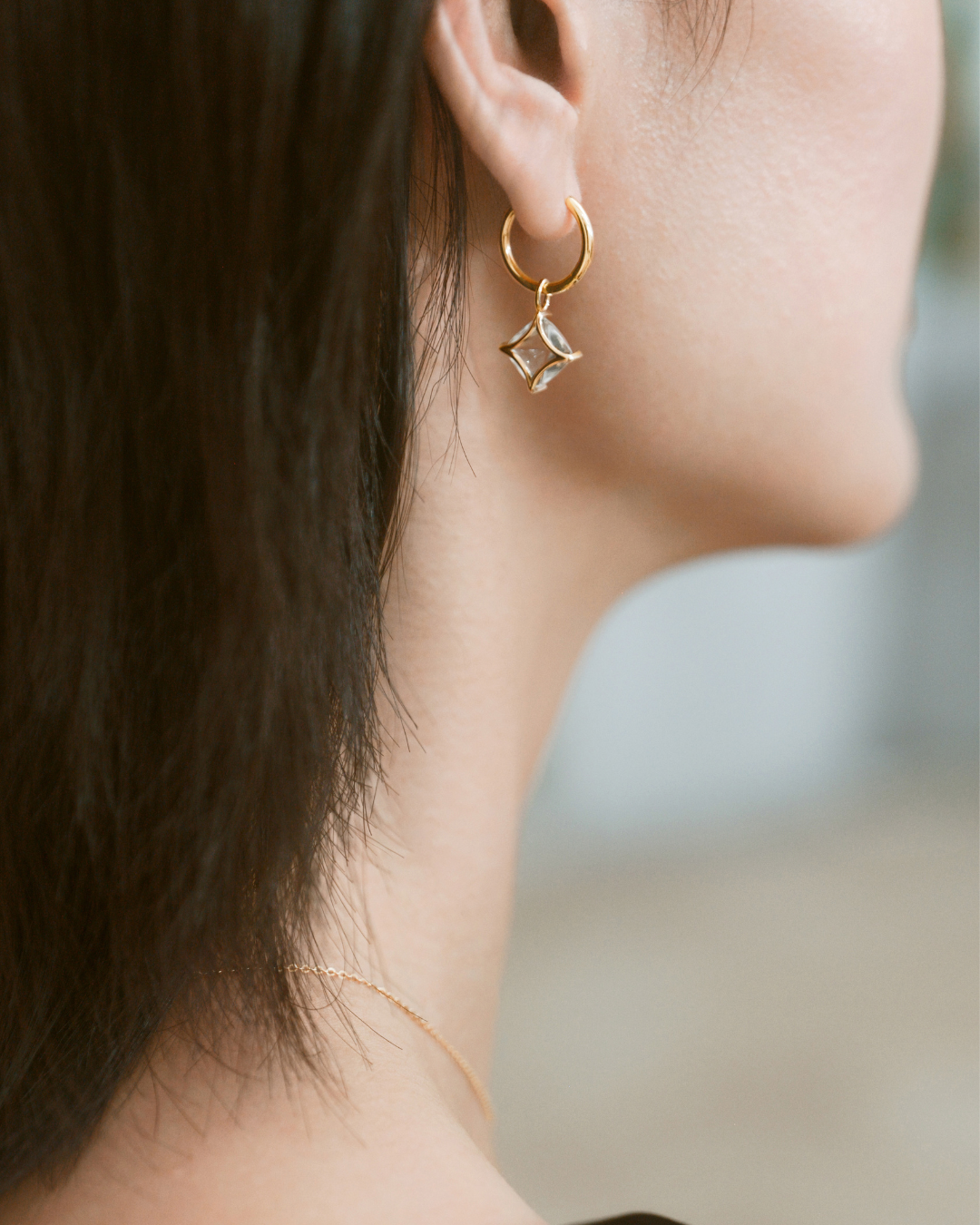 The Planet Hoop Earrings