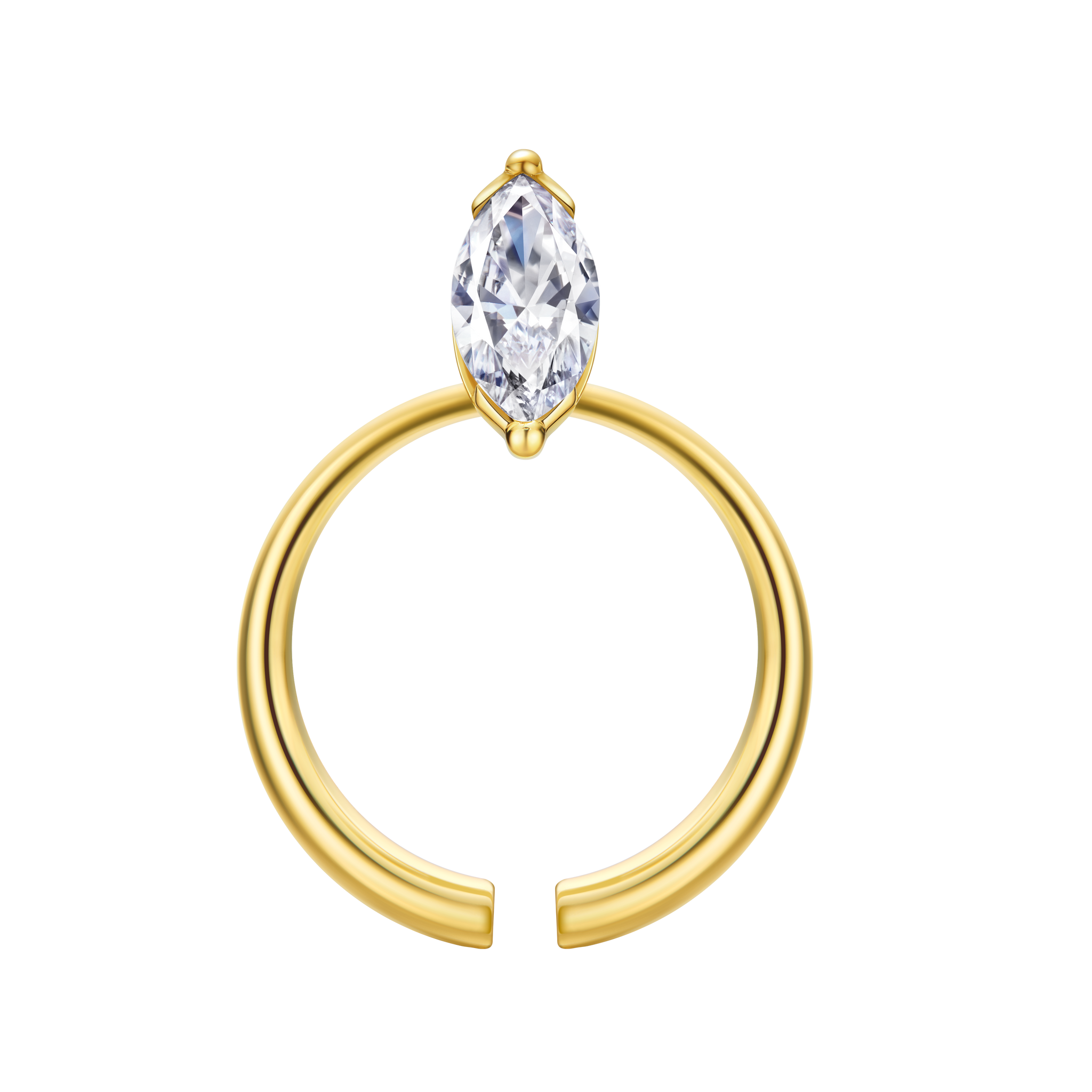 The Radiance Marquise Lab Grown Diamond Ring
