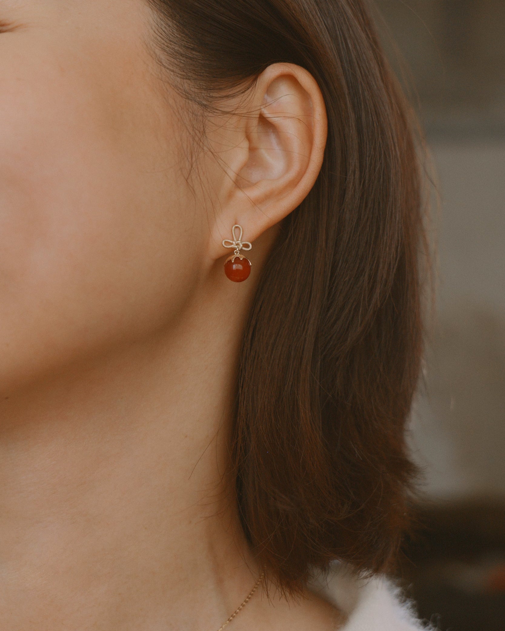 Tanghulu Wan-Knot Earrings