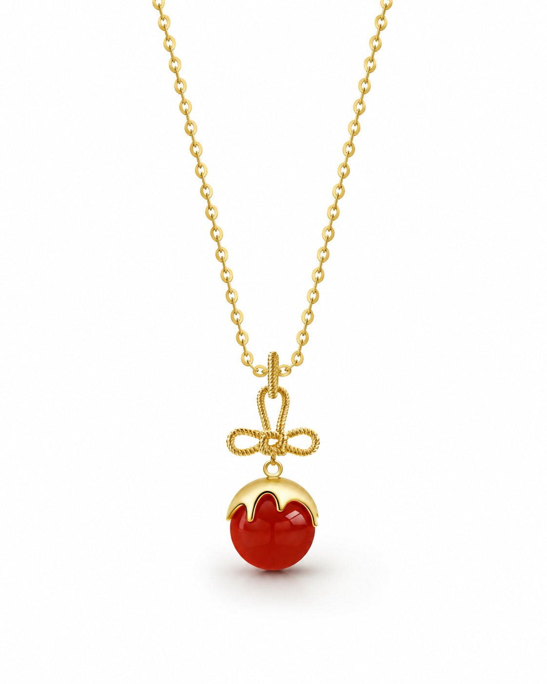 Tanghulu Wan-Knot Pendant Necklace
