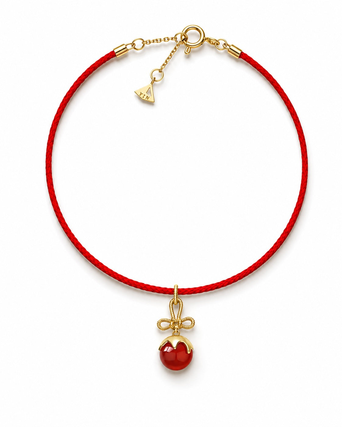 Tanghulu Wan-Knot Red String Bracelet