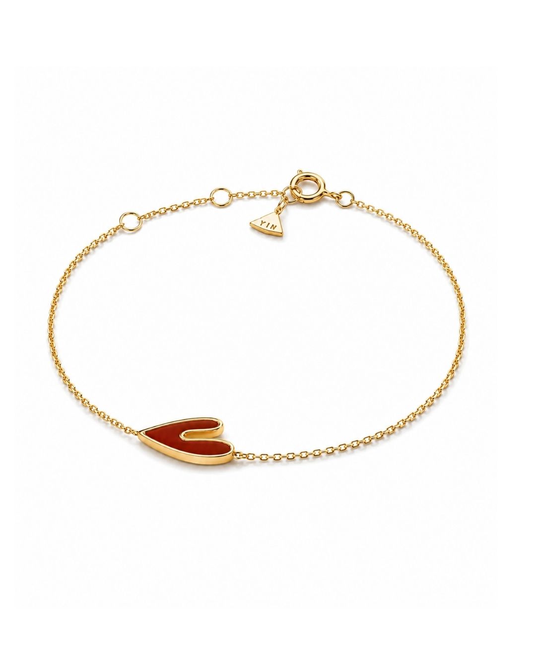 The Carnelian Heart Bracelet