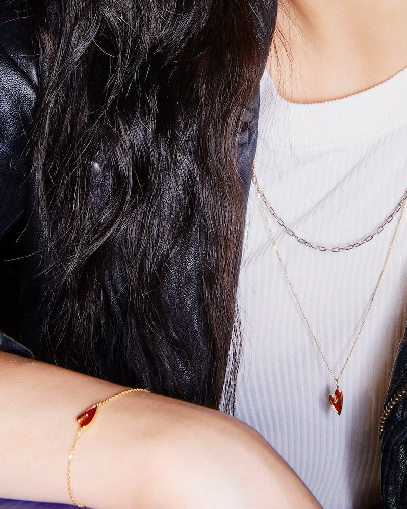 The Carnelian Heart Bracelet