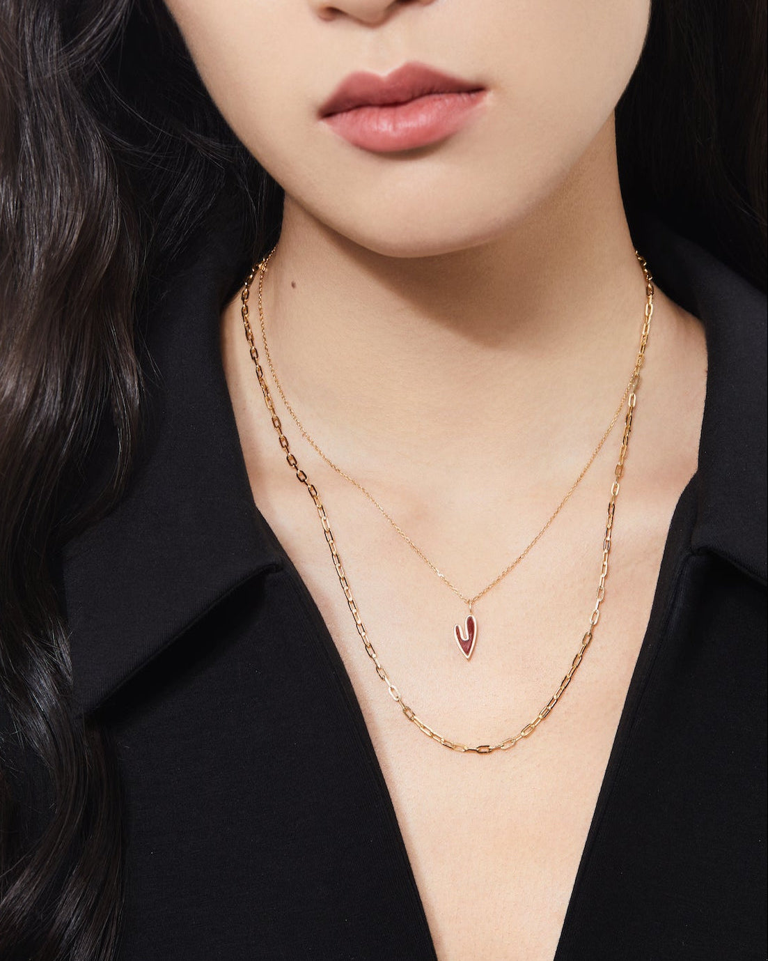 The Carnelian Heart Pendant Necklace