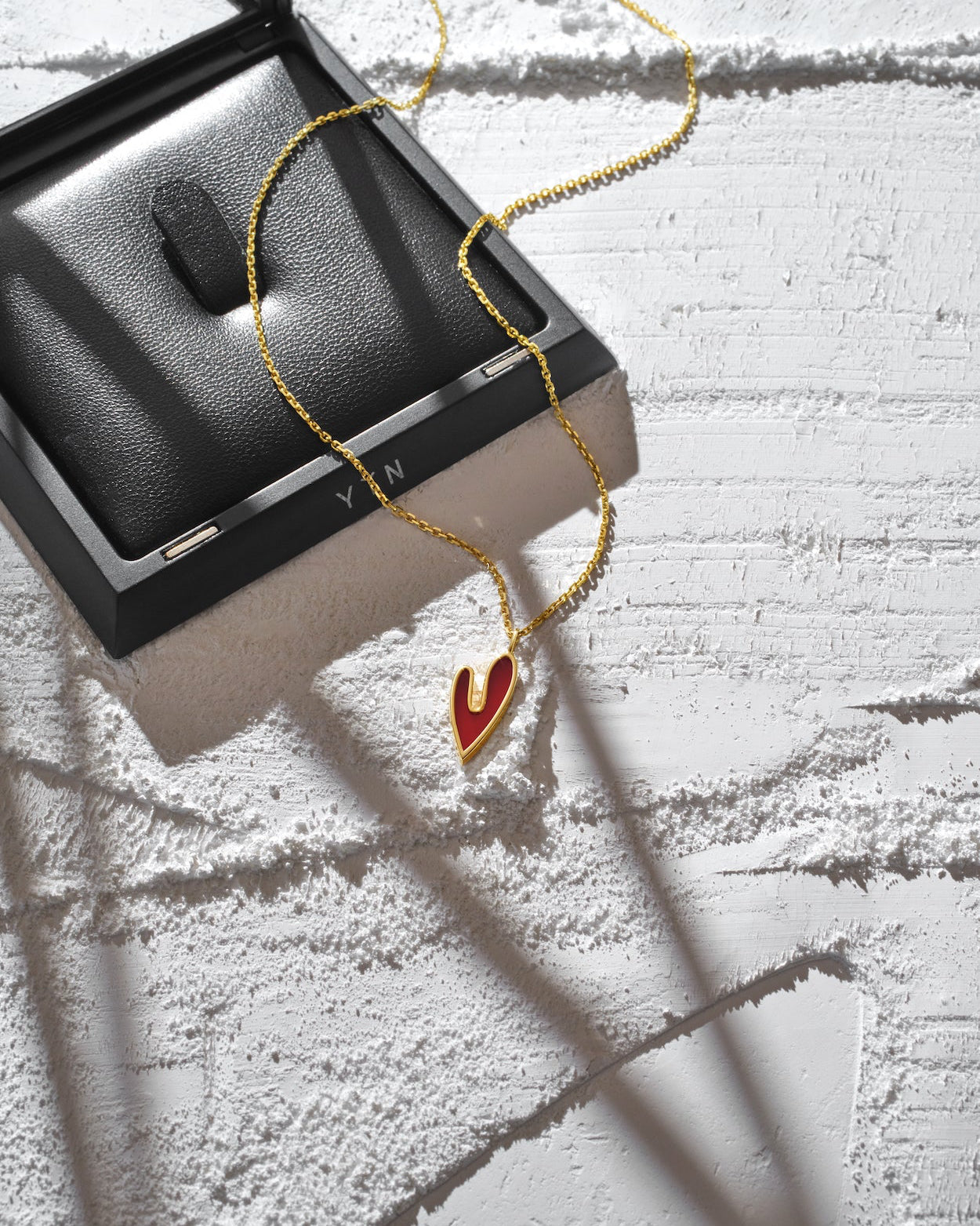 The Carnelian Heart Pendant Necklace
