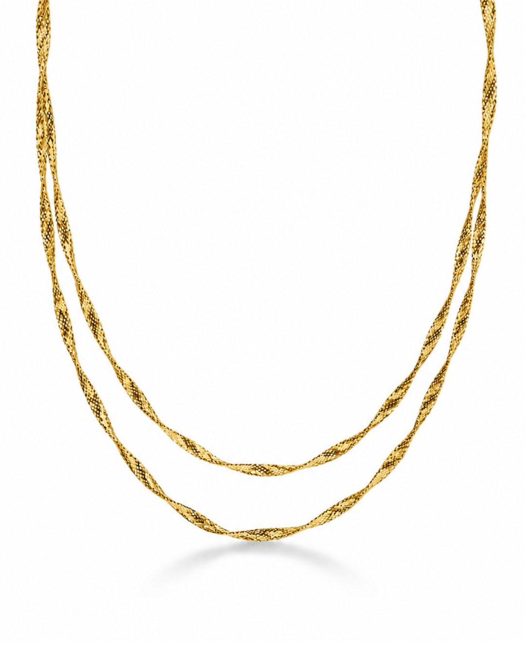 The Essentials Double Twist Braided Necklace