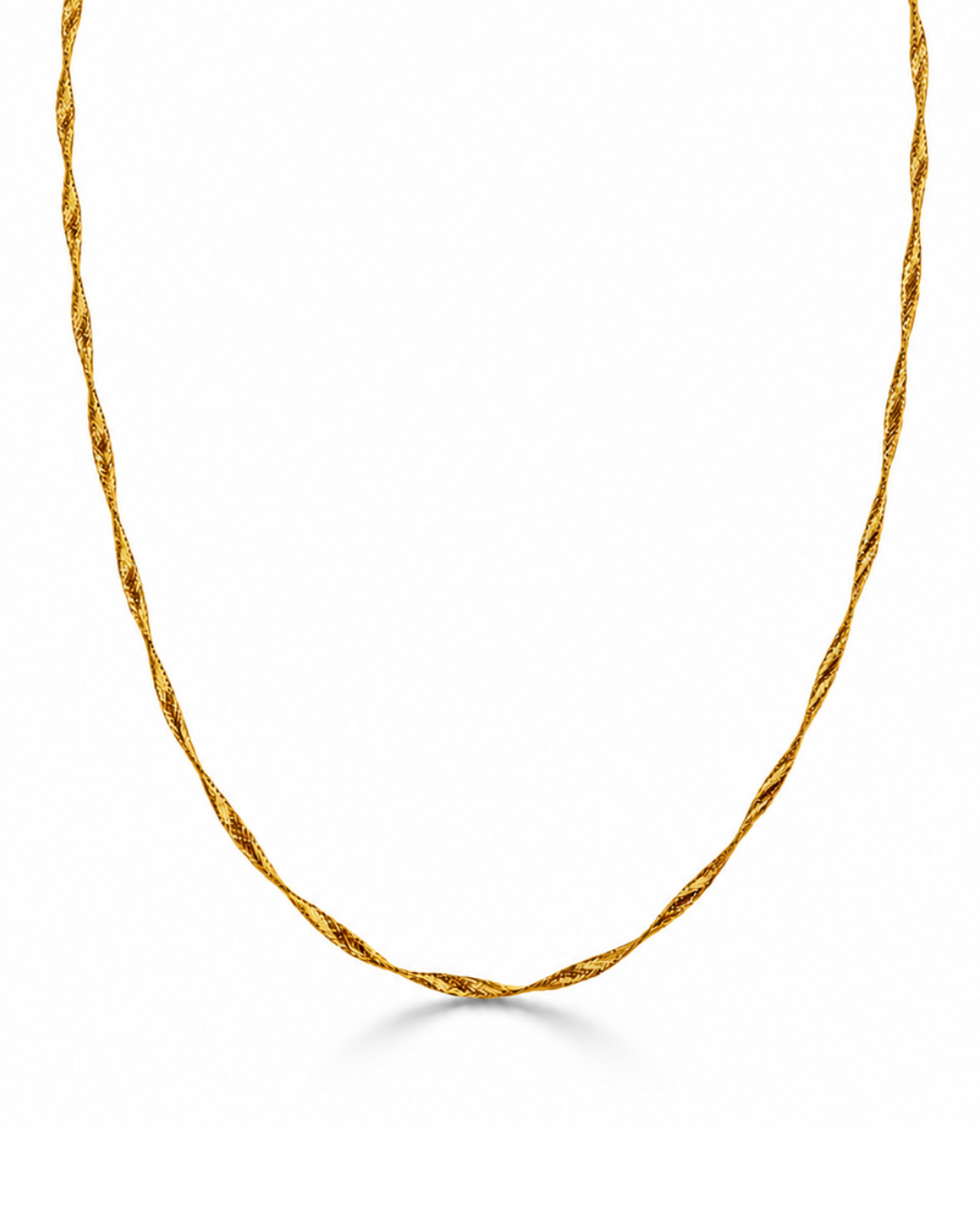 The Essentials Single Twist Braided Necklace