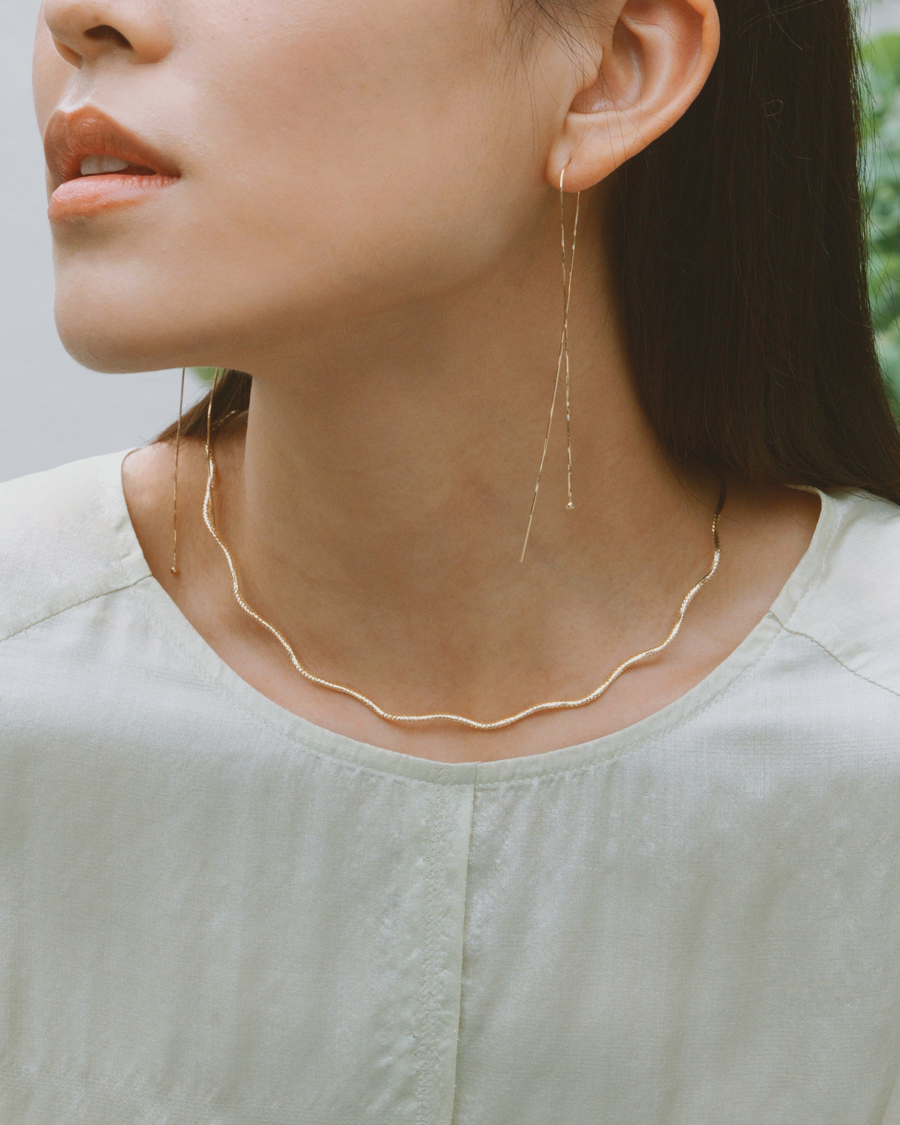 The Essentials Floral Braided Necklace