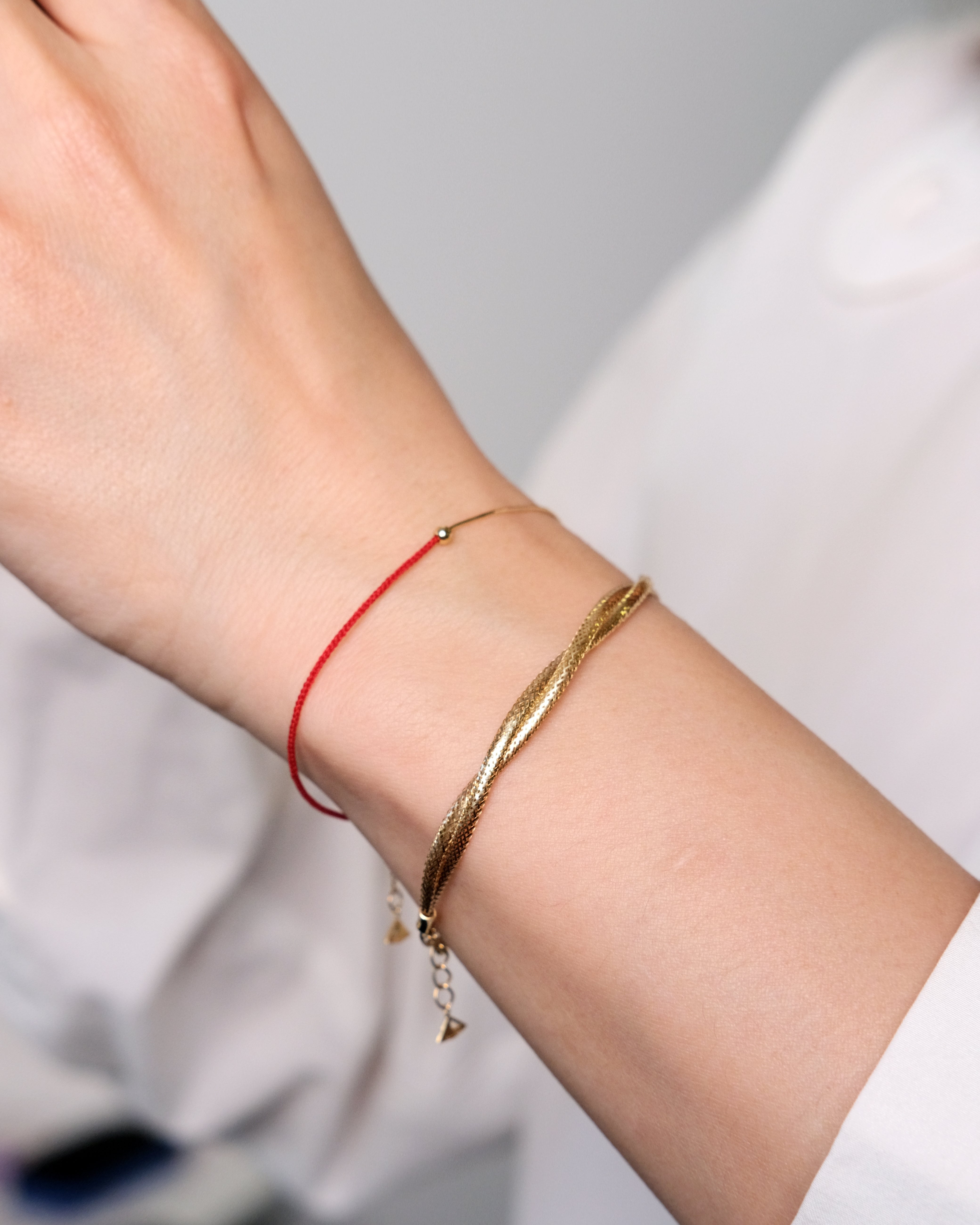 The Essentials Half String Half Silk Chain Bracelet
