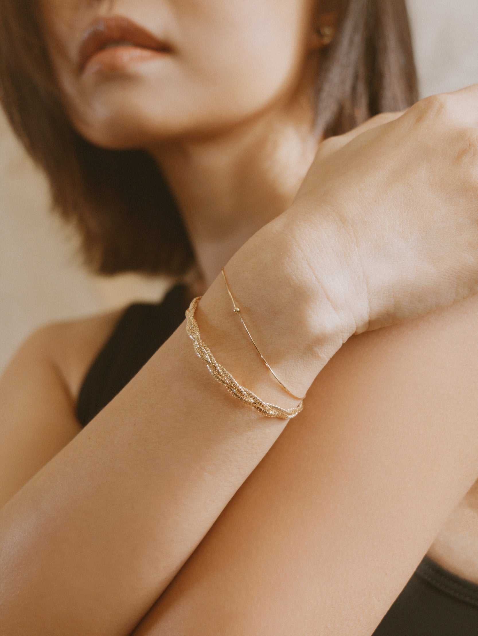 The Essentials Triple Twist Soft Bracelet