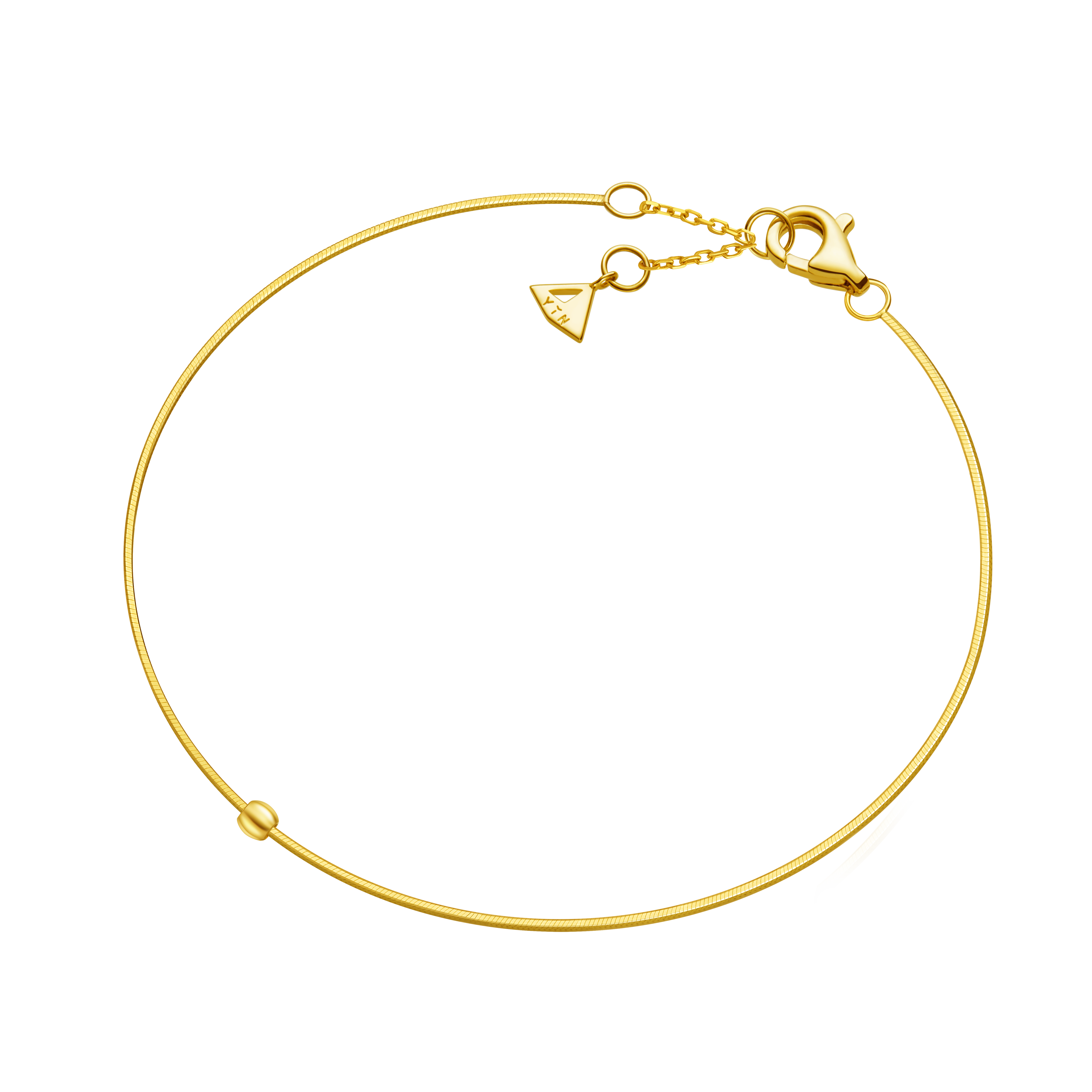 The Essentials Ultra Thin Silk Bracelet - 18K Solid Gold - YIN Fine Jewelry - Chinese Modern Gold Jewelry
