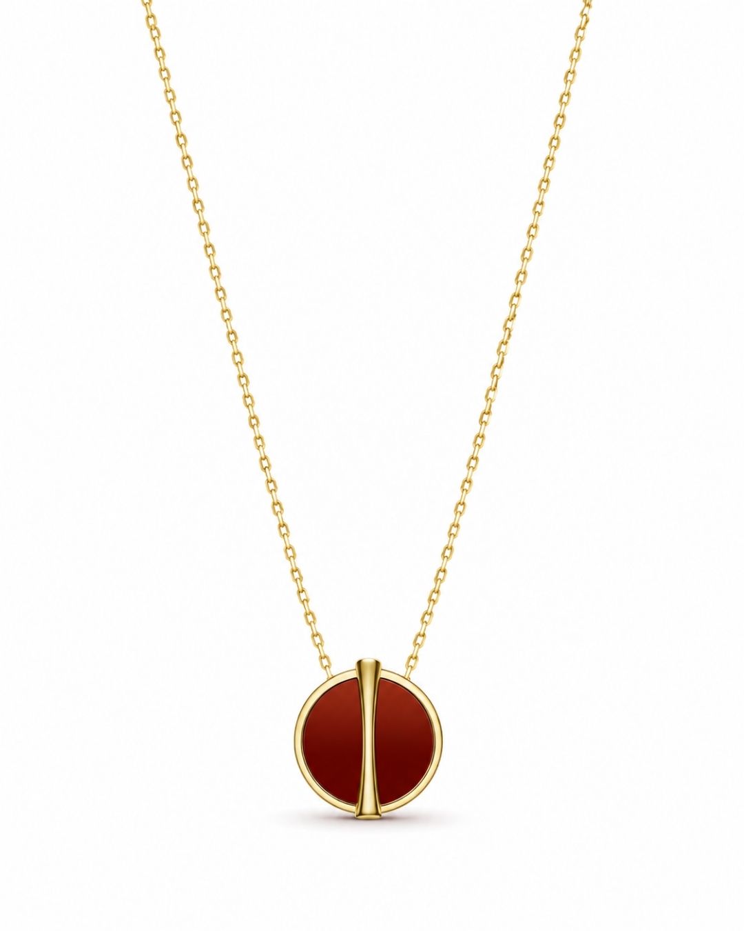 The Golden Ratio Necklace - Carnelian