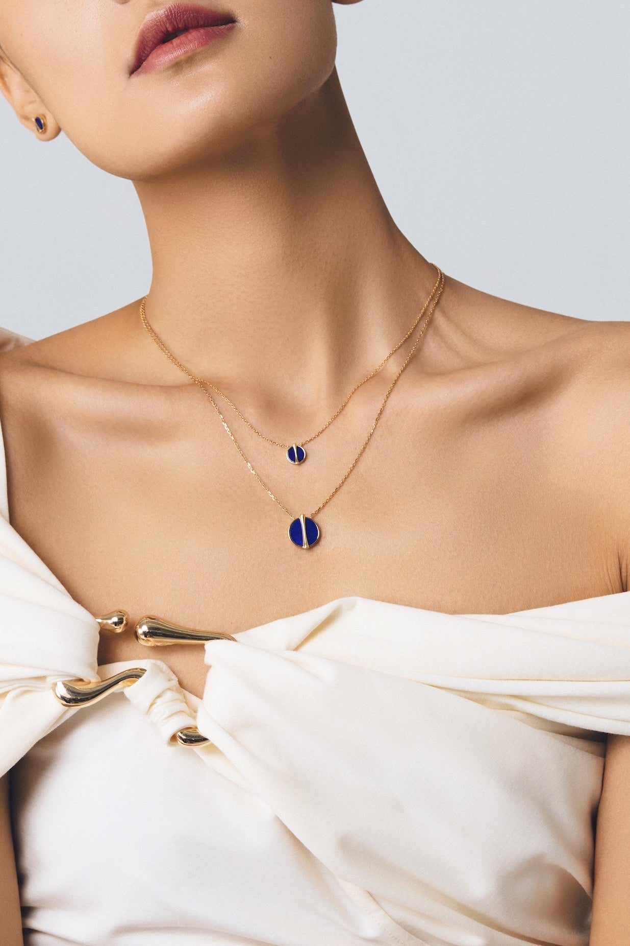 The Golden Ratio Necklace - Lapis