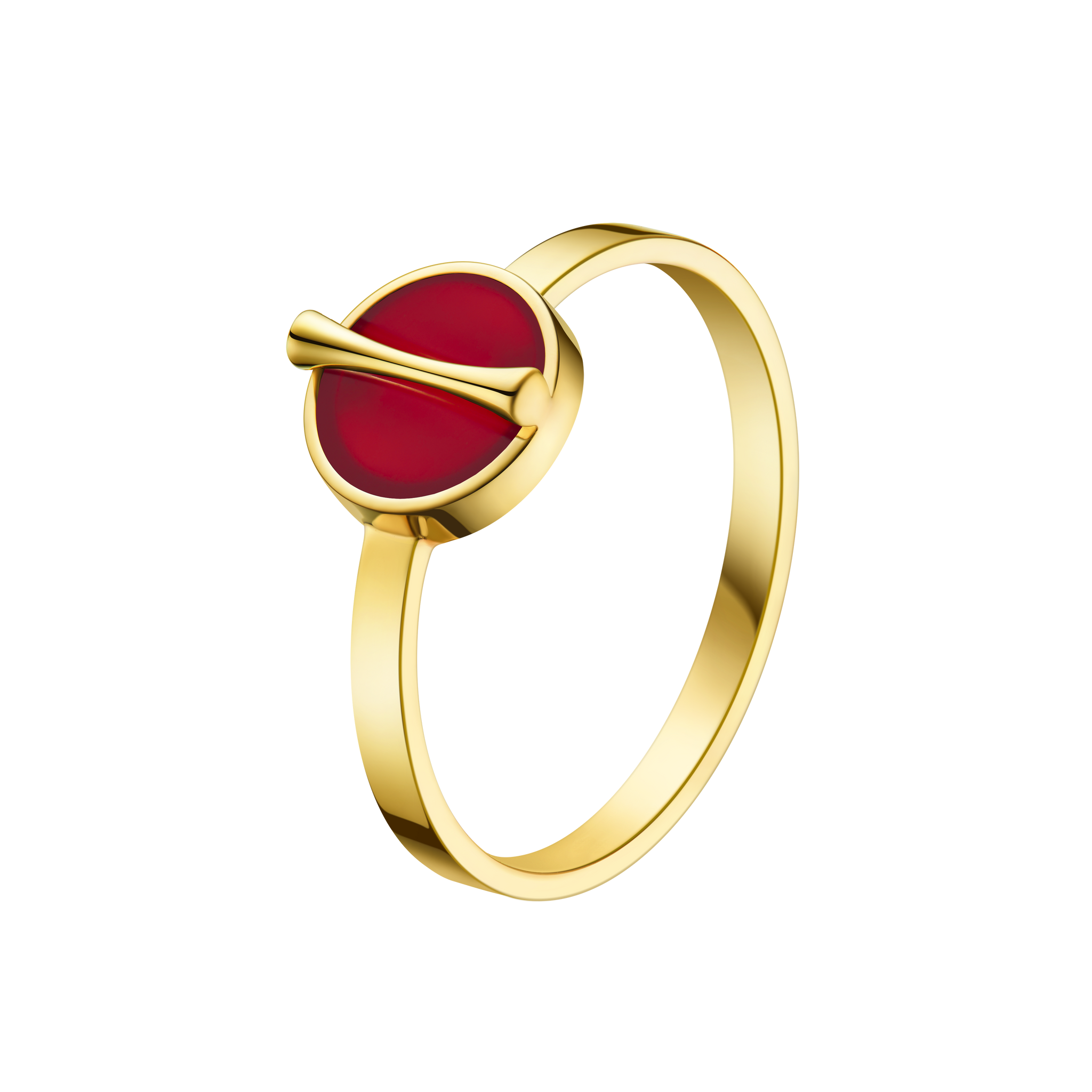 The Golden Ratio Ring - Carnelian