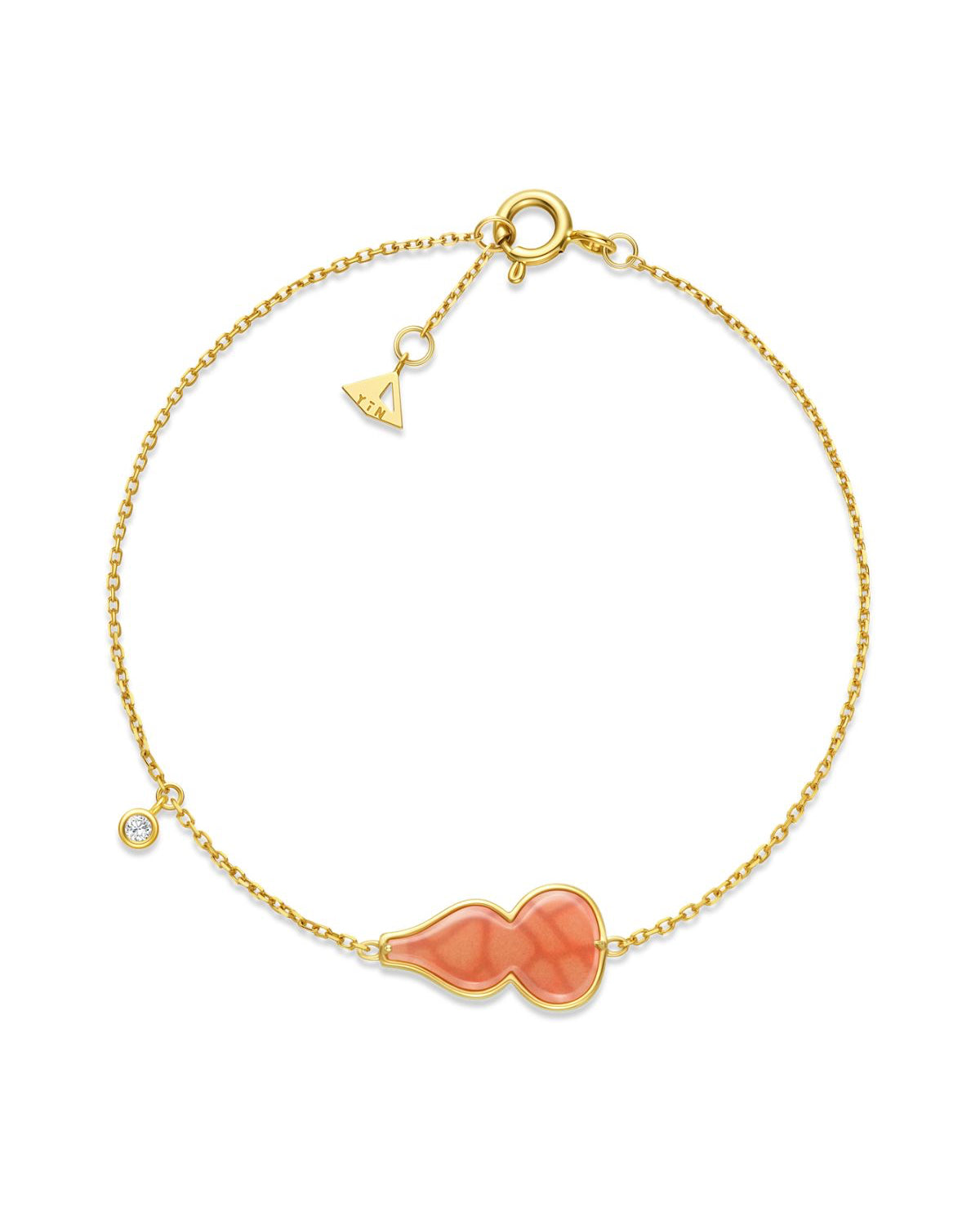 The Hulu Red Jade Gourd Bracelet