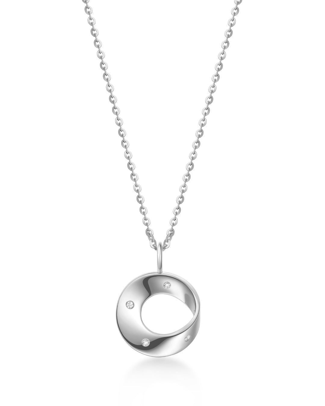 The Möbius Stardust Necklace - Sterling Silver