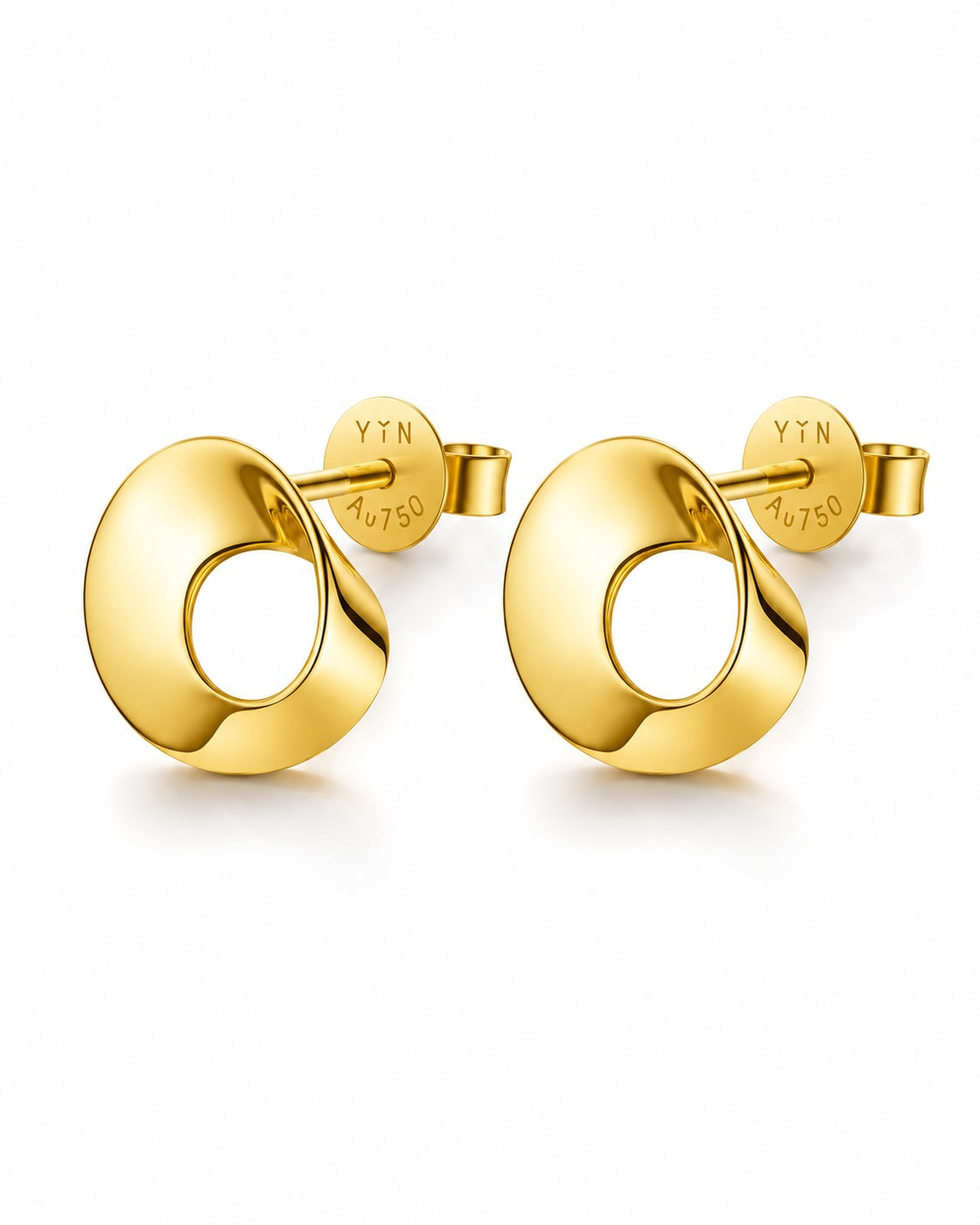 The Möbius Medium Earrings - Glossy/Matte