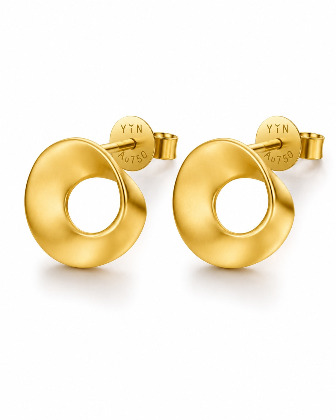 The Möbius Medium Earrings - Glossy/Matte