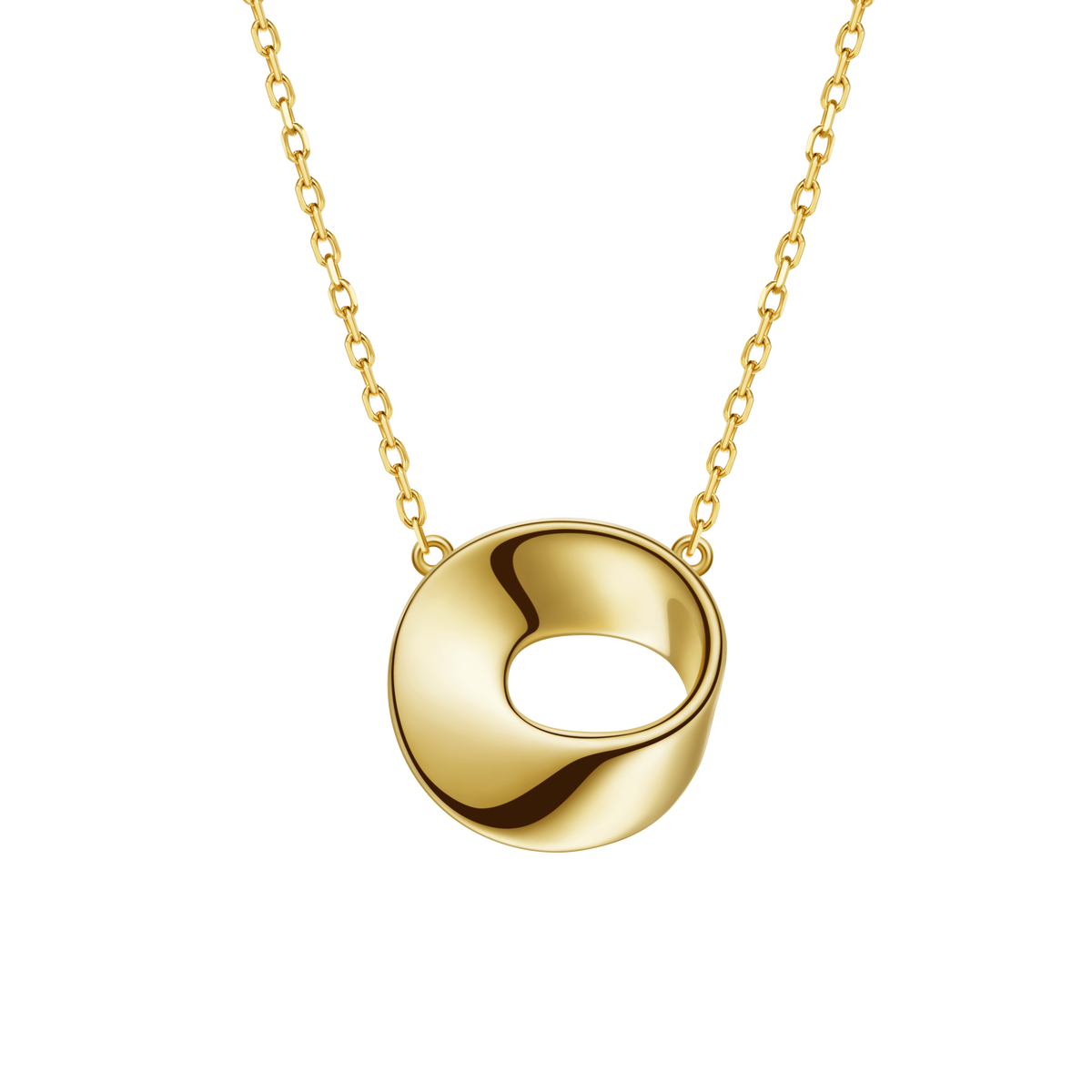 The Möbius Necklace - 18K Solid Gold