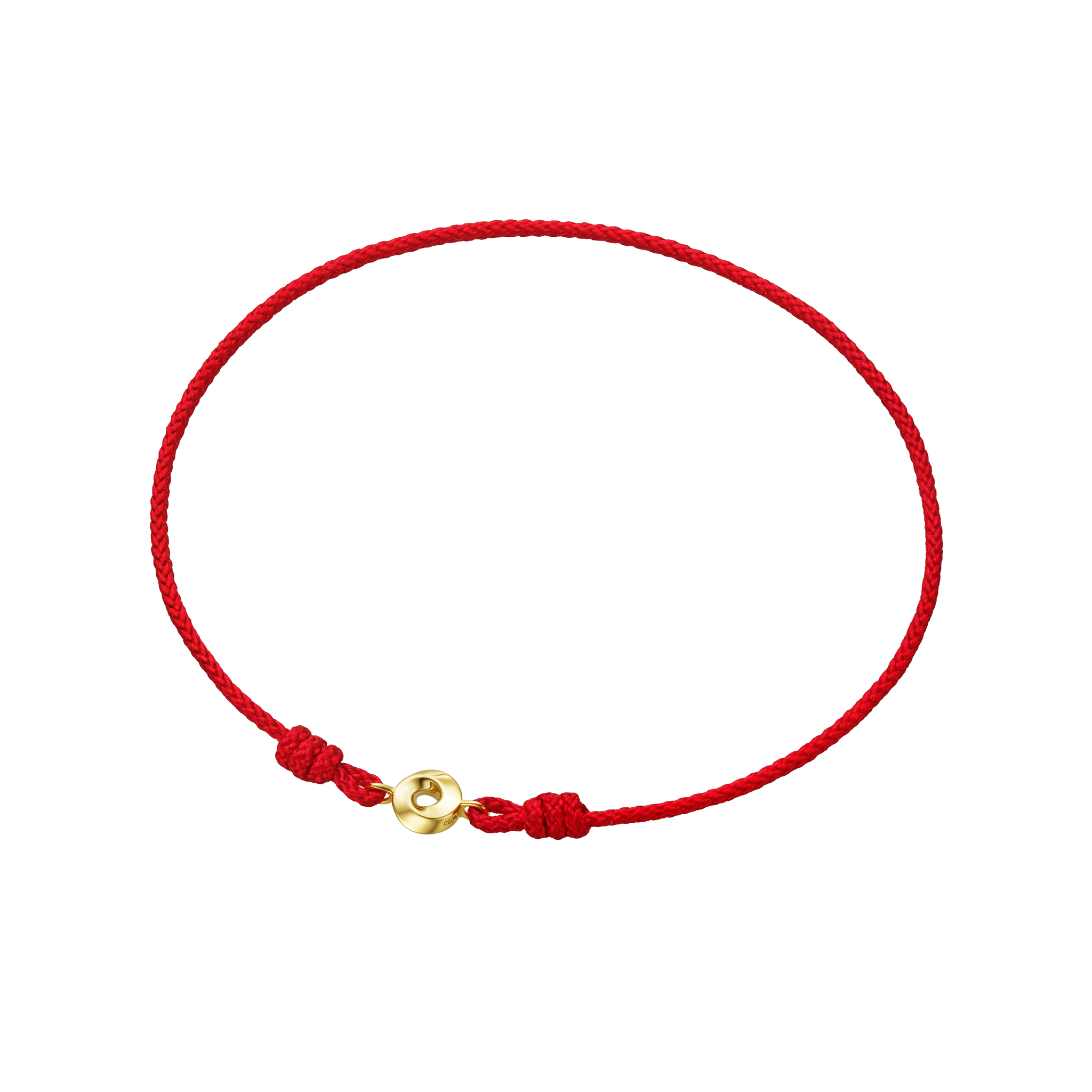 The Möbius Adjustable Red String Bracelet