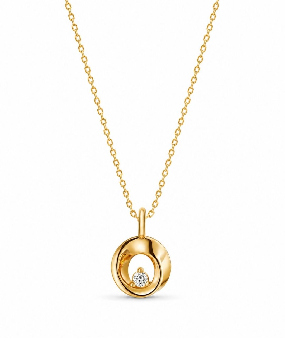 The Möbius Star Diamond Pendant Necklace