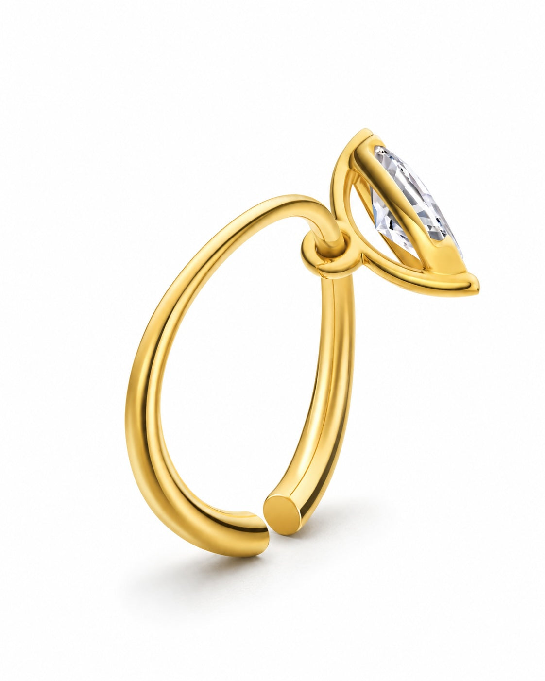 The Radiance Marquise Diamond Ring
