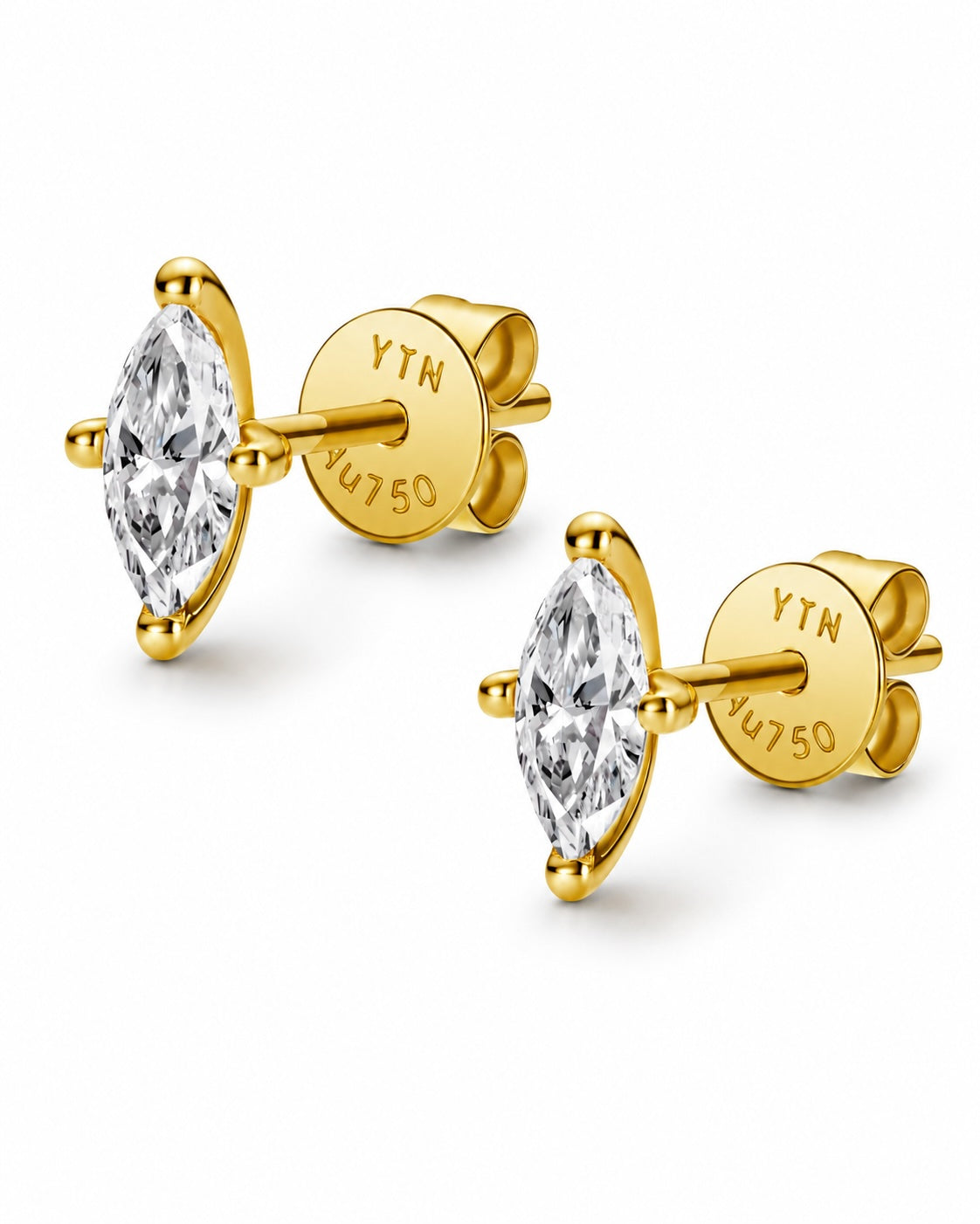 The Radiance Marquise Diamond Stud Earrings