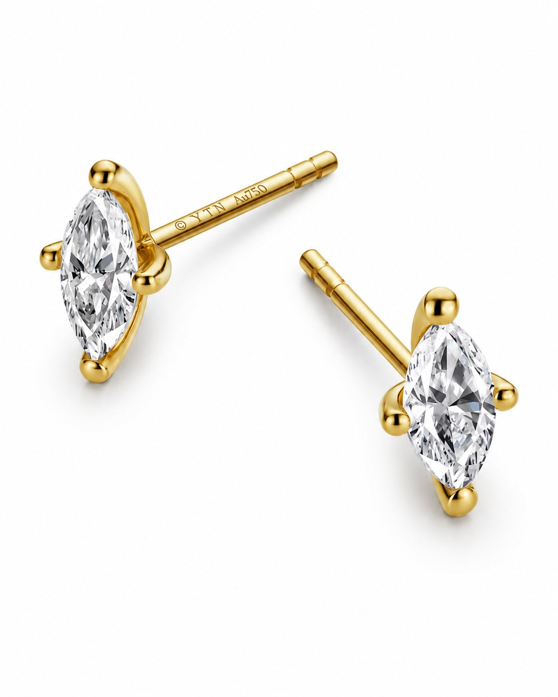The Radiance Marquise Diamond Stud Earrings