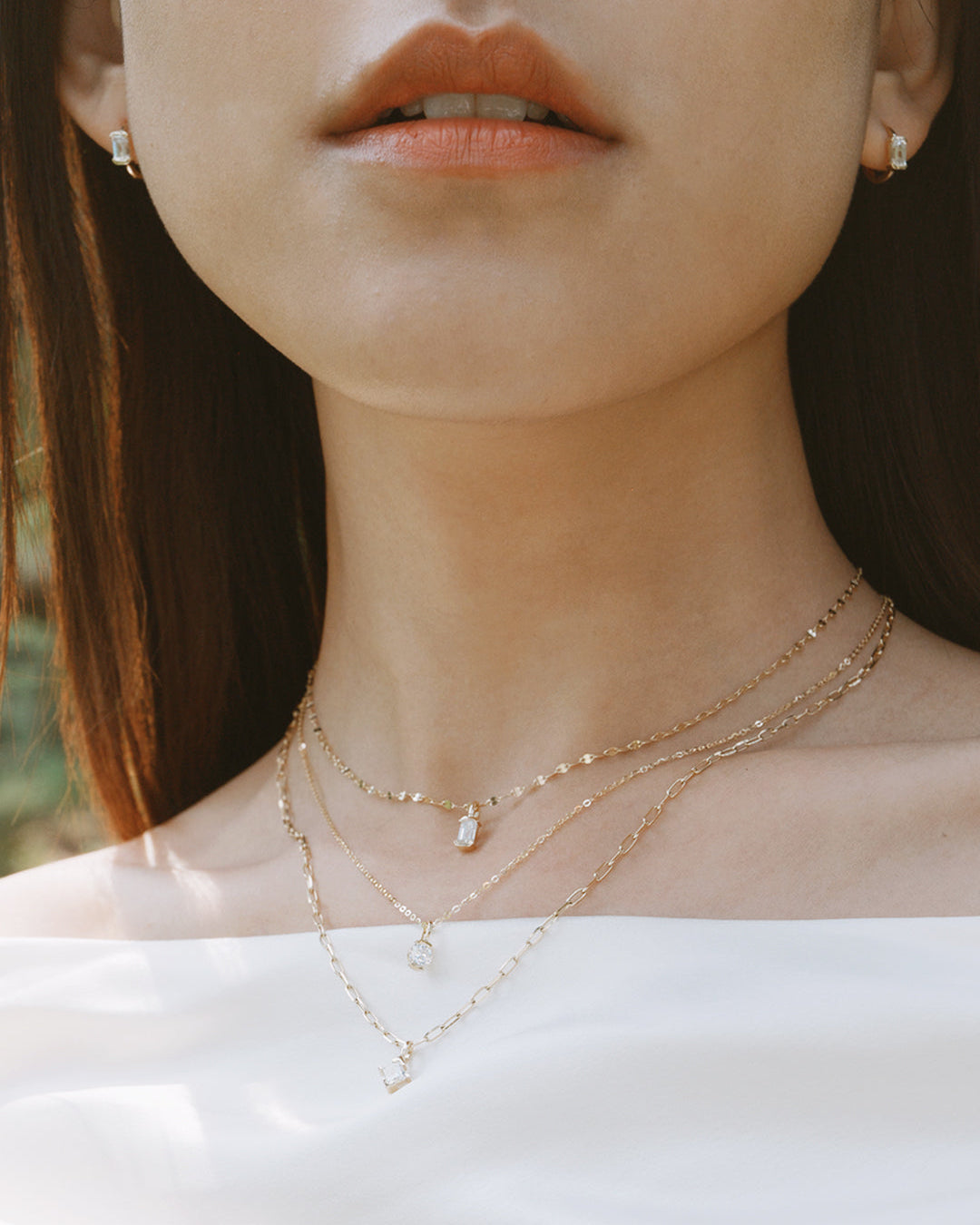 The Radiance Princess Diamond Charm Necklace