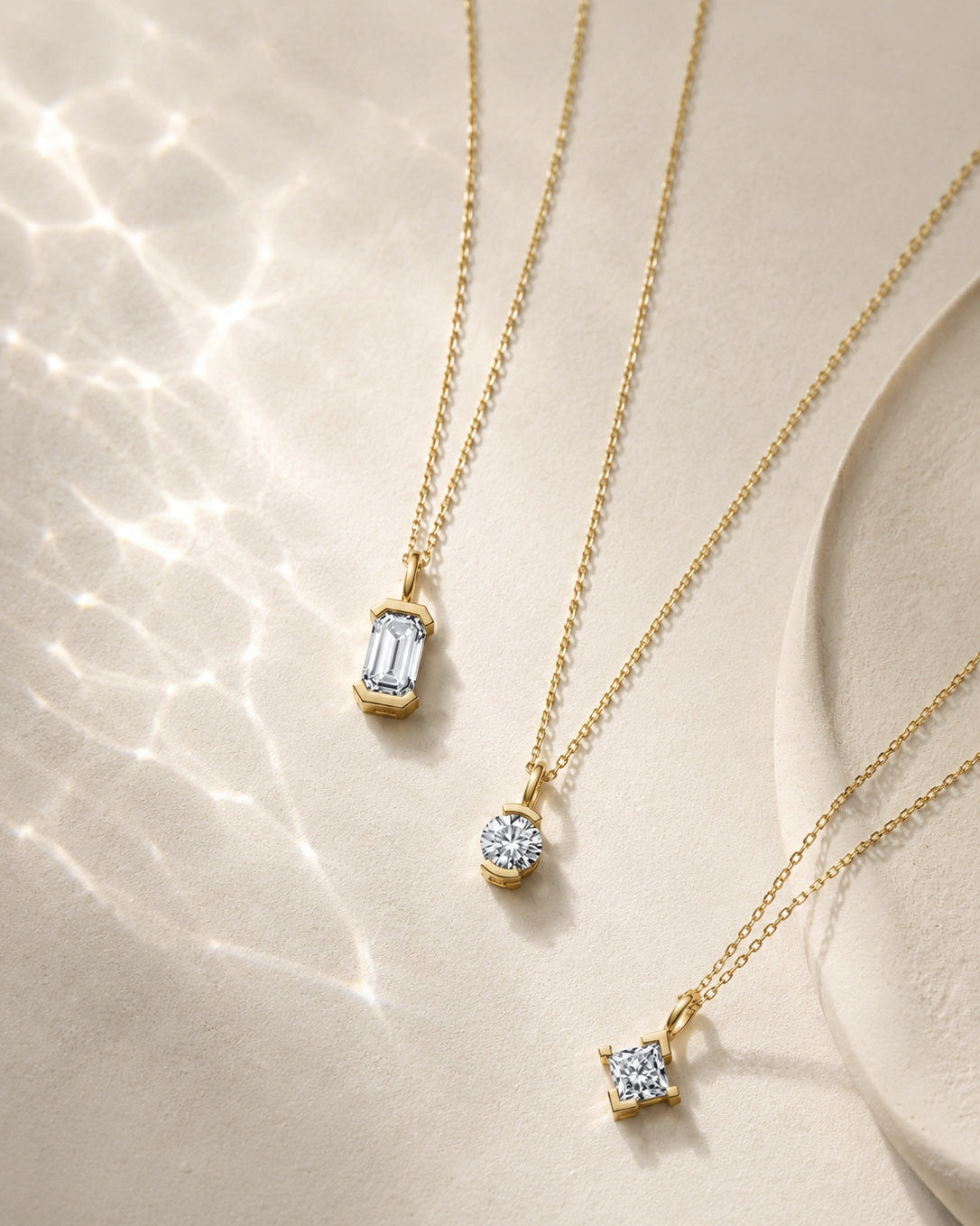 The Radiance Princess Diamond Charm Necklace