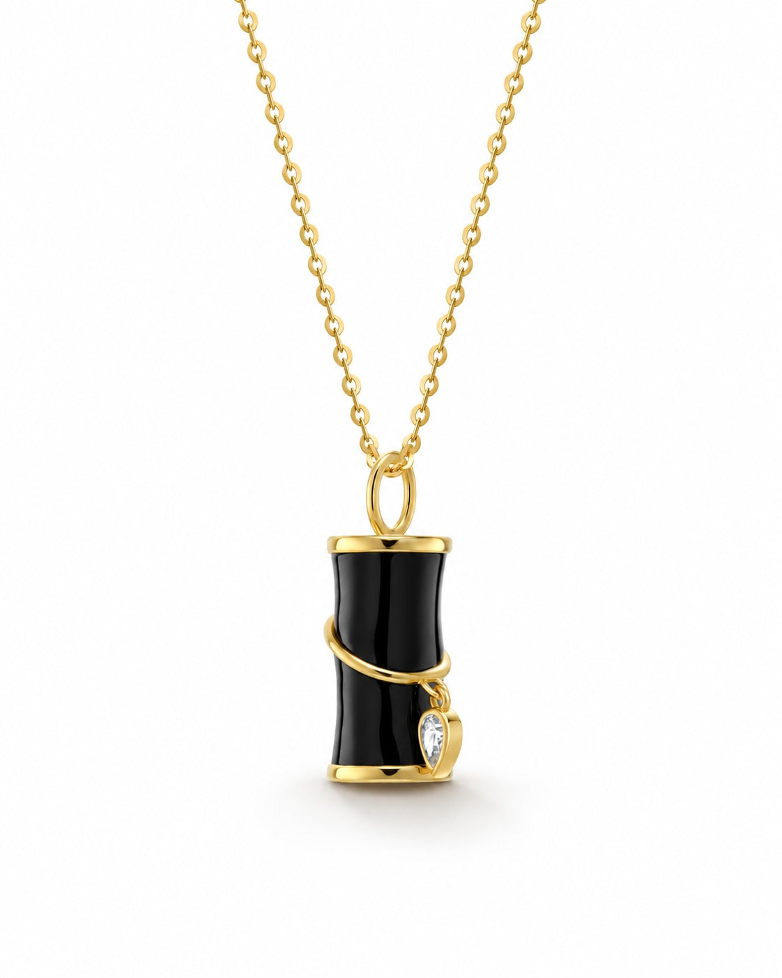The Revival Firecracker Onyx Pendant Necklace