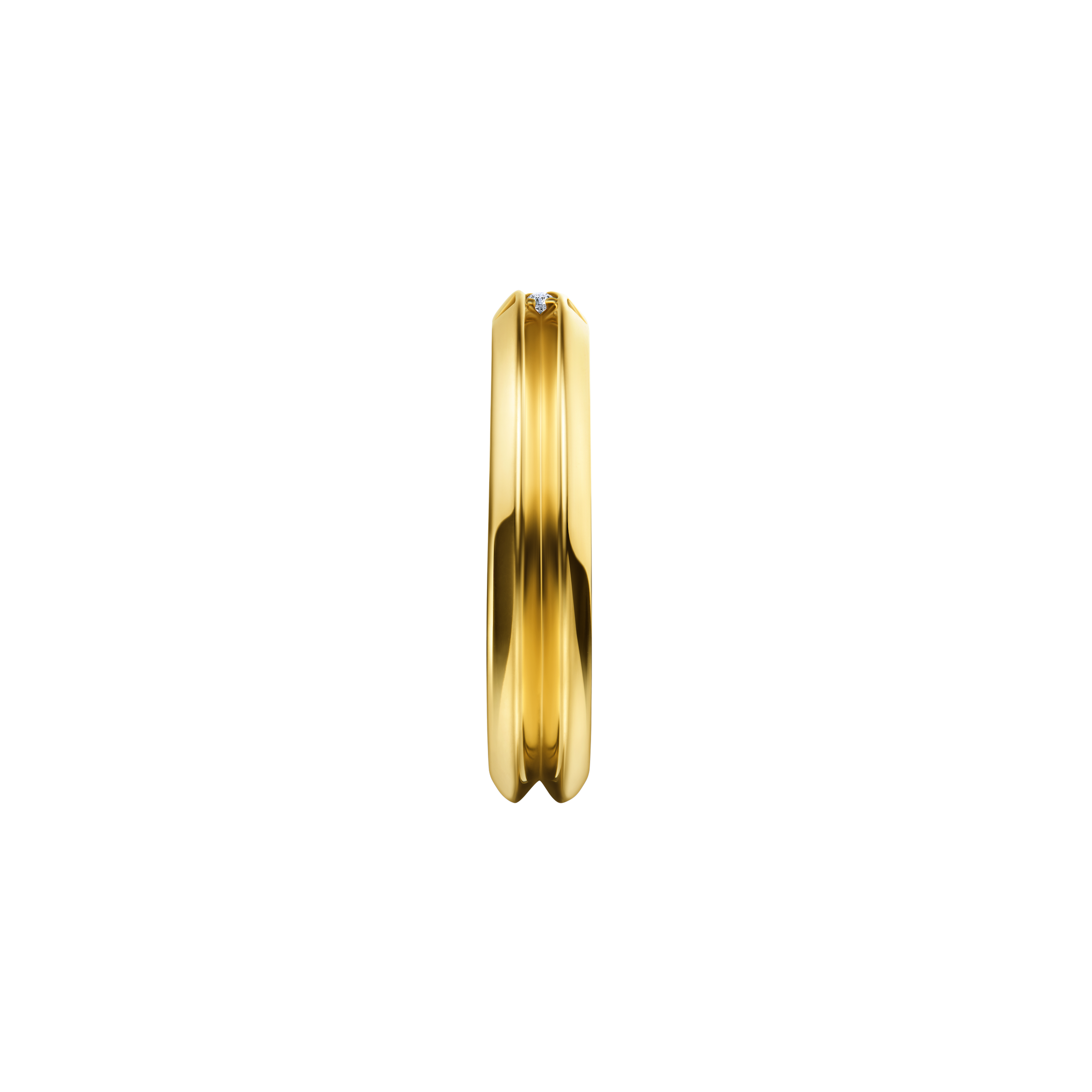 The Ridge Double - Row Diamond Ring - 18K Solid Gold - YIN Fine Jewelry - Chinese Modern Gold Jewelry
