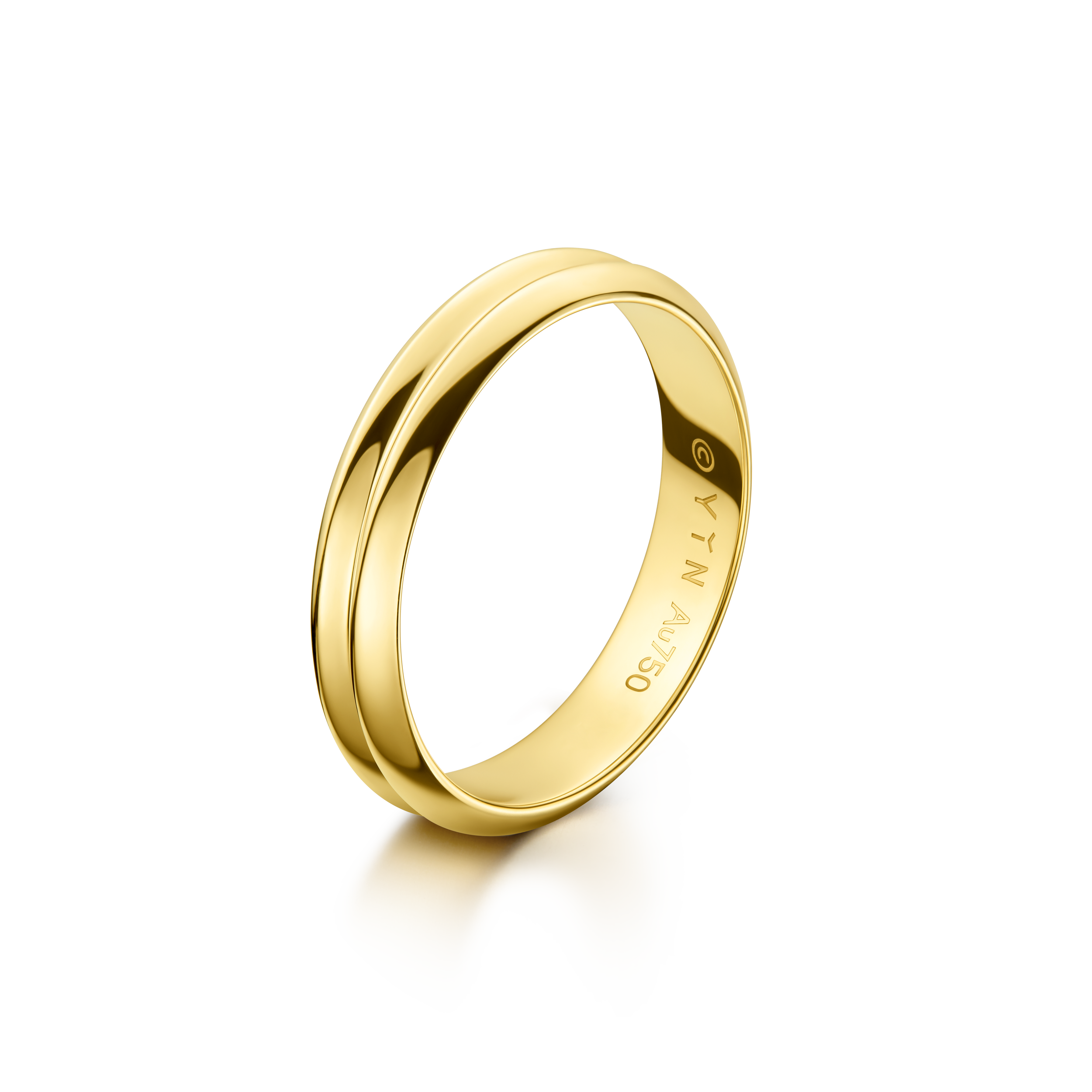 The Ridge Double - Row Ring - 18K Solid Gold - YIN Fine Jewelry - Chinese Modern Gold Jewelry